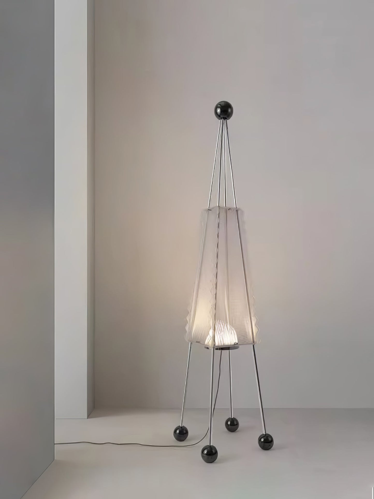 Tent Floor Lamp with LED Light – Indoor Camping Decor