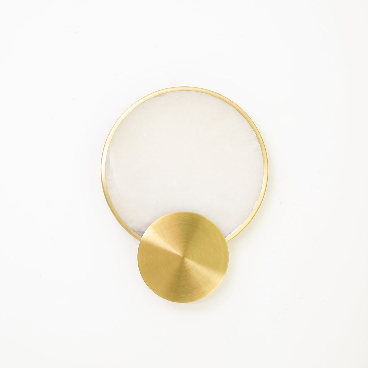 Terra Svet Wall Lamp - Modern Gold Alabaster LED Light