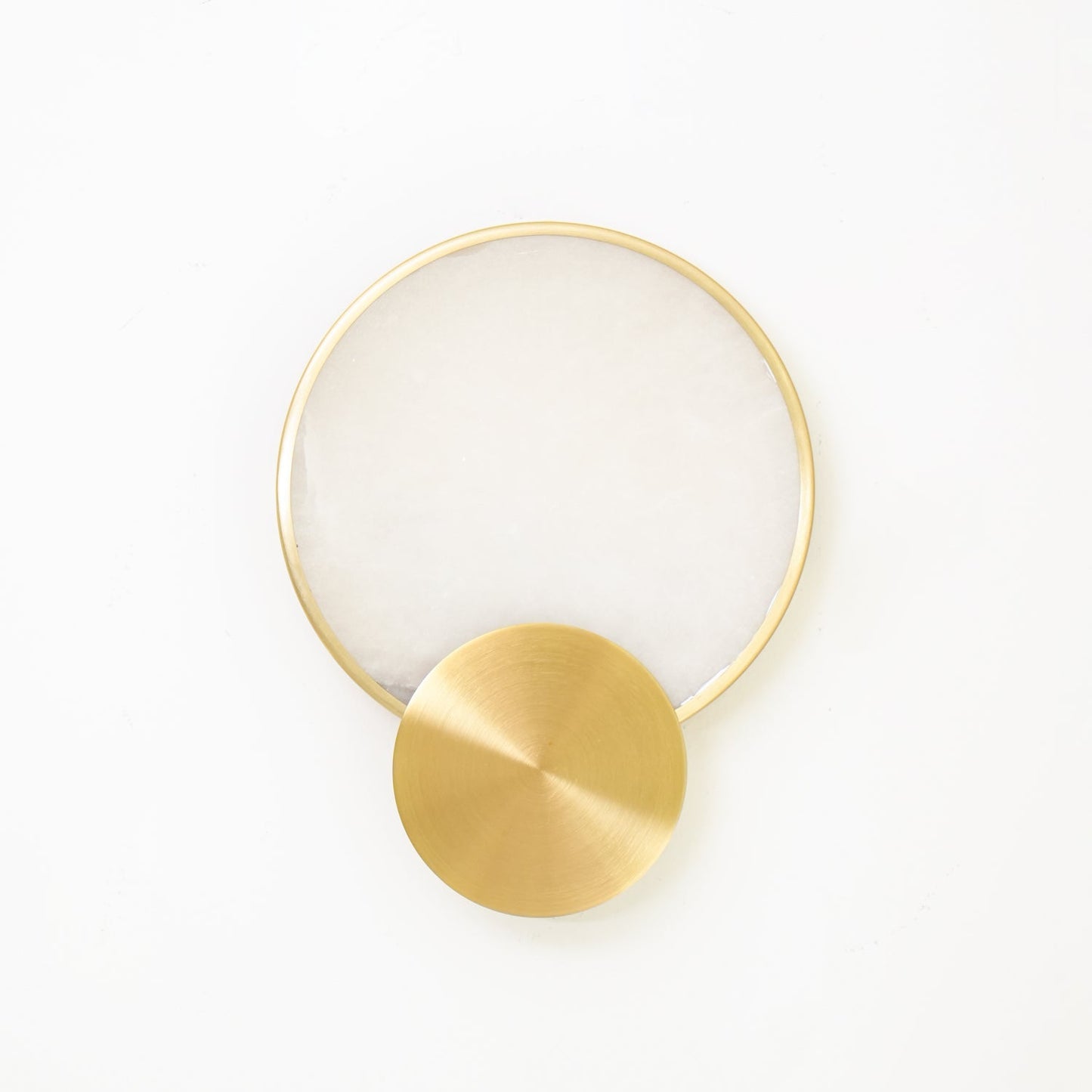 Terra Svet Wall Lamp - Modern Gold Alabaster LED Light