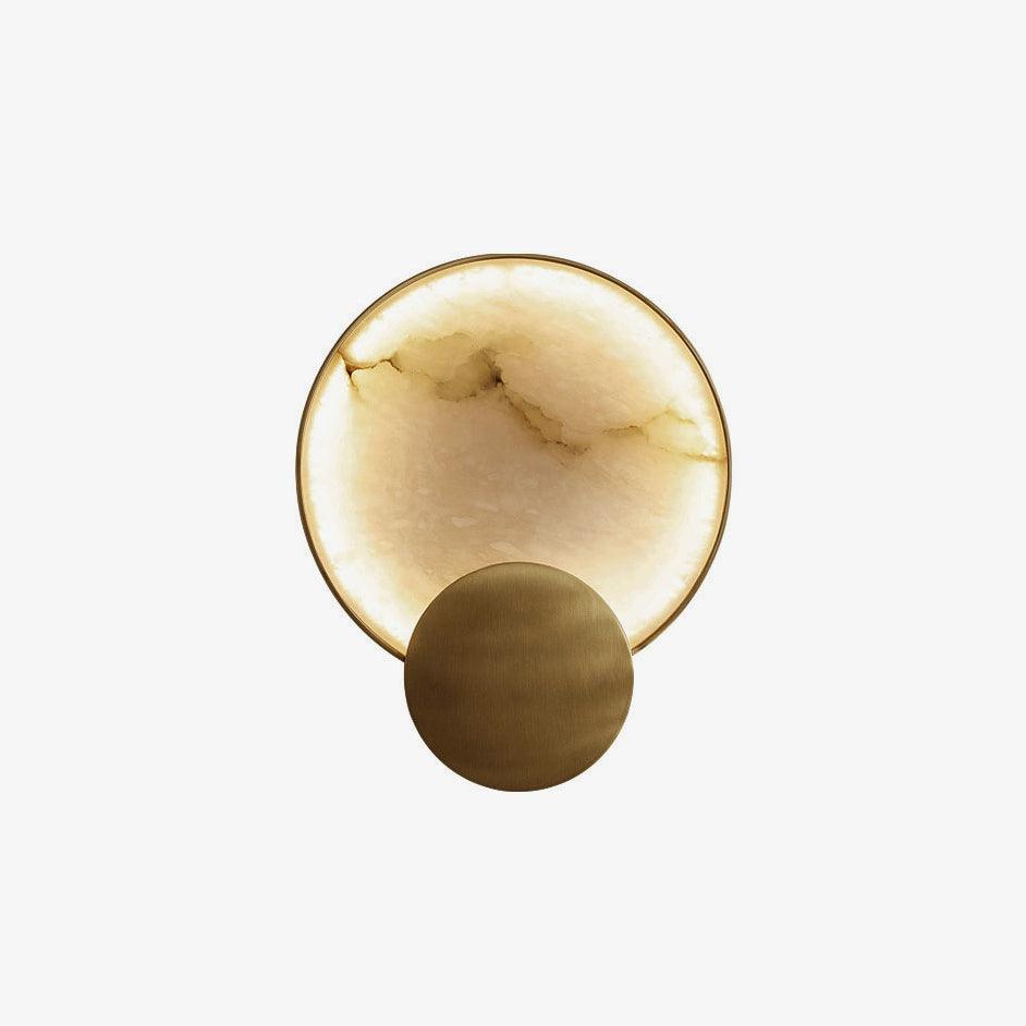 Terra Svet Wall Lamp - Modern Gold Alabaster LED Light
