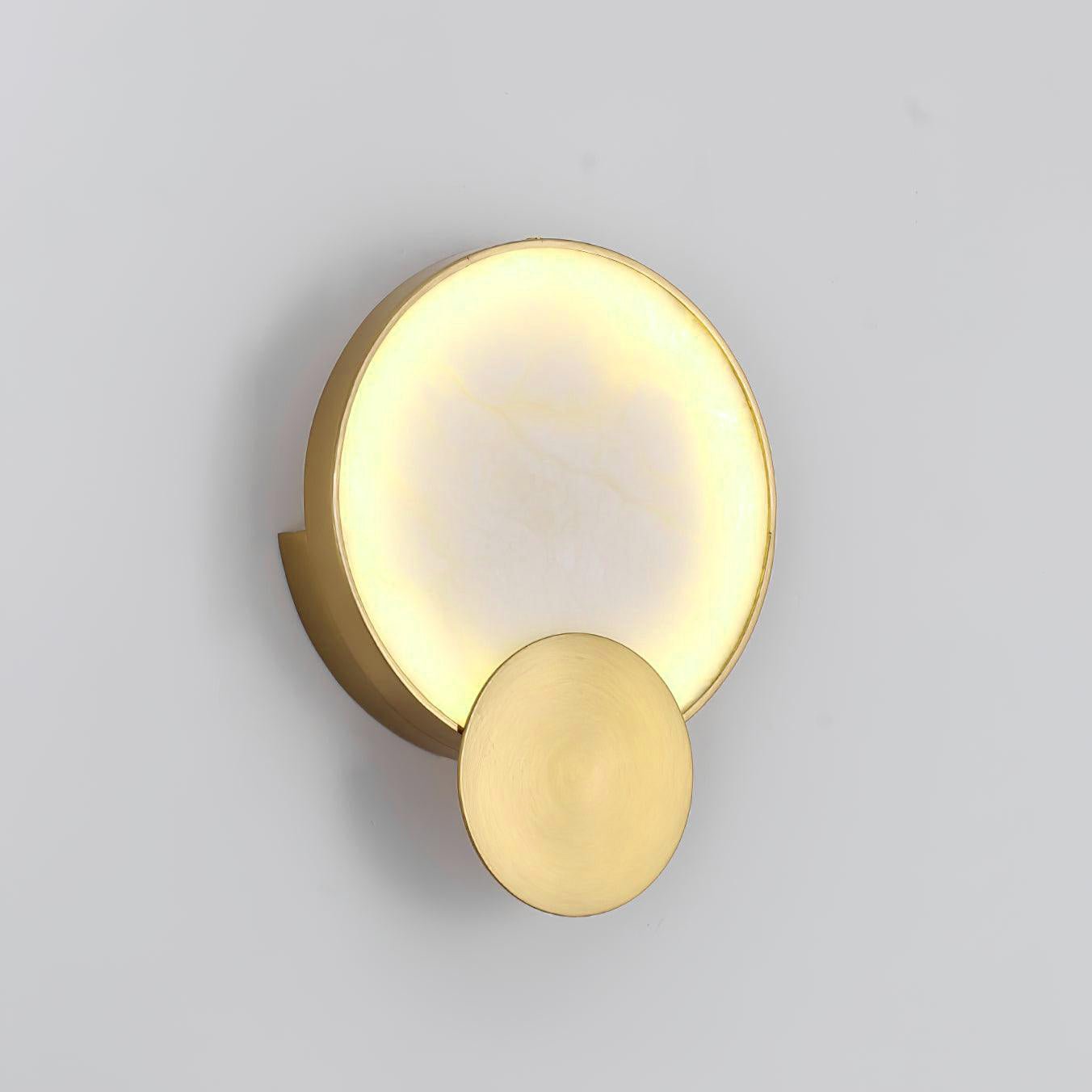 Terra Svet Wall Lamp - Modern Gold Alabaster LED Light