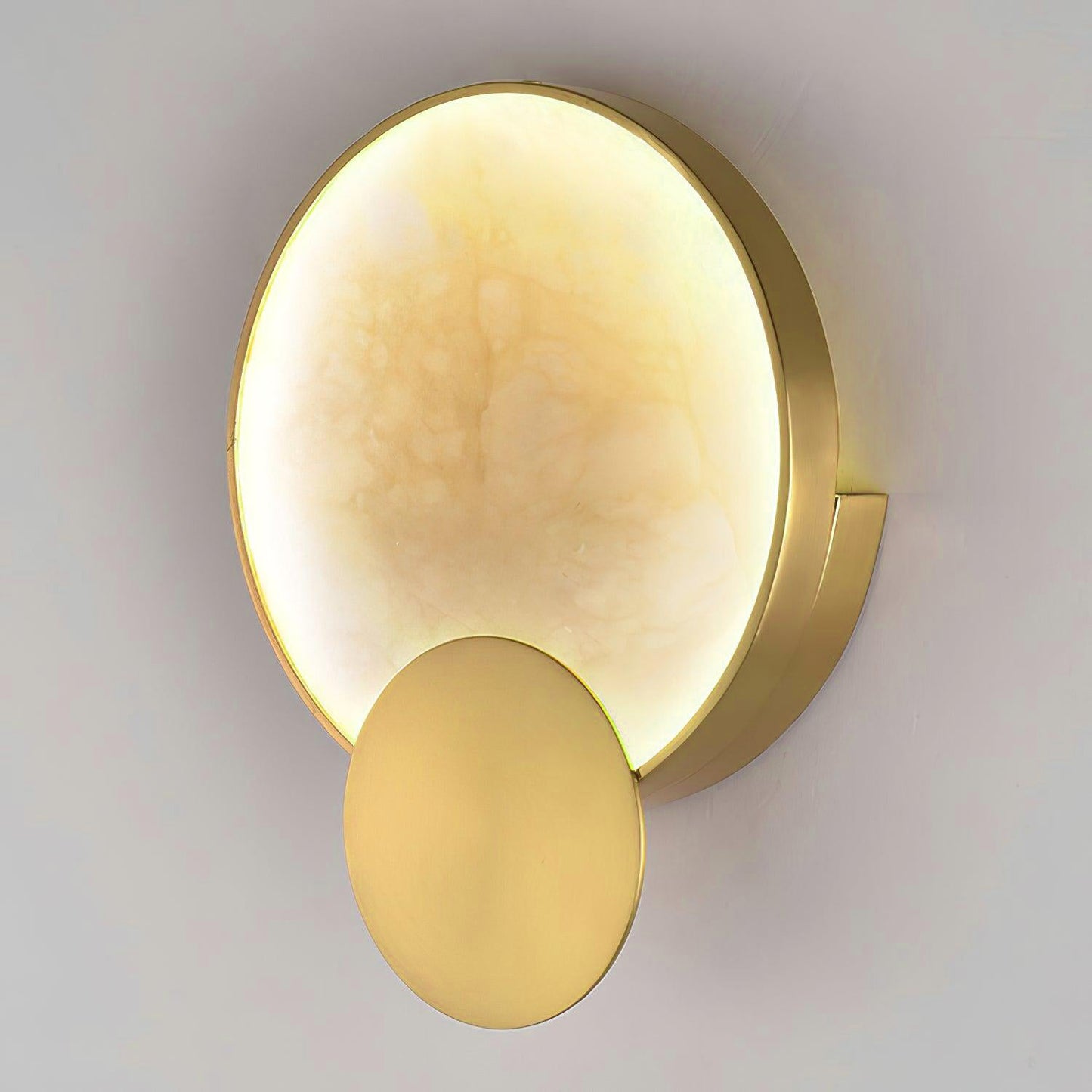 Terra Svet Wall Lamp - Modern Gold Alabaster LED Light