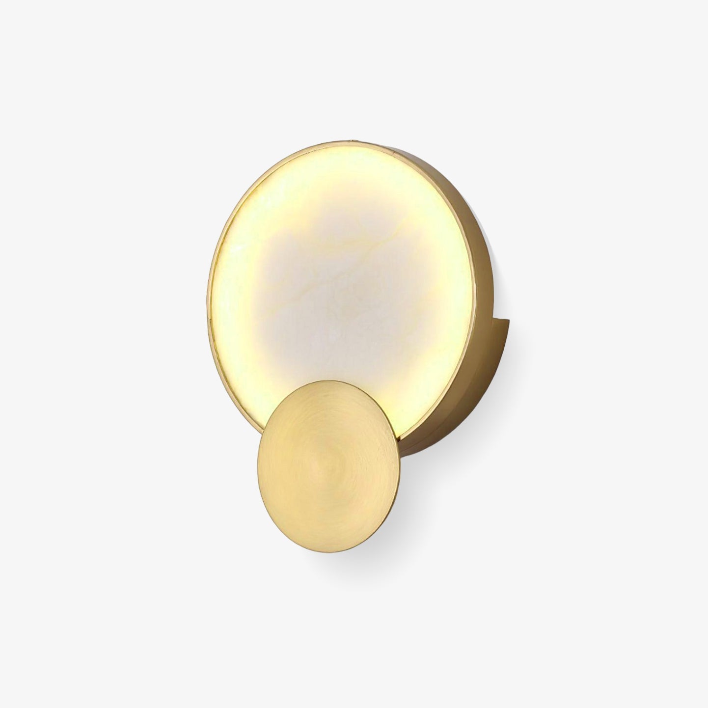 Terra Svet Wall Lamp - Modern Gold Alabaster LED Light