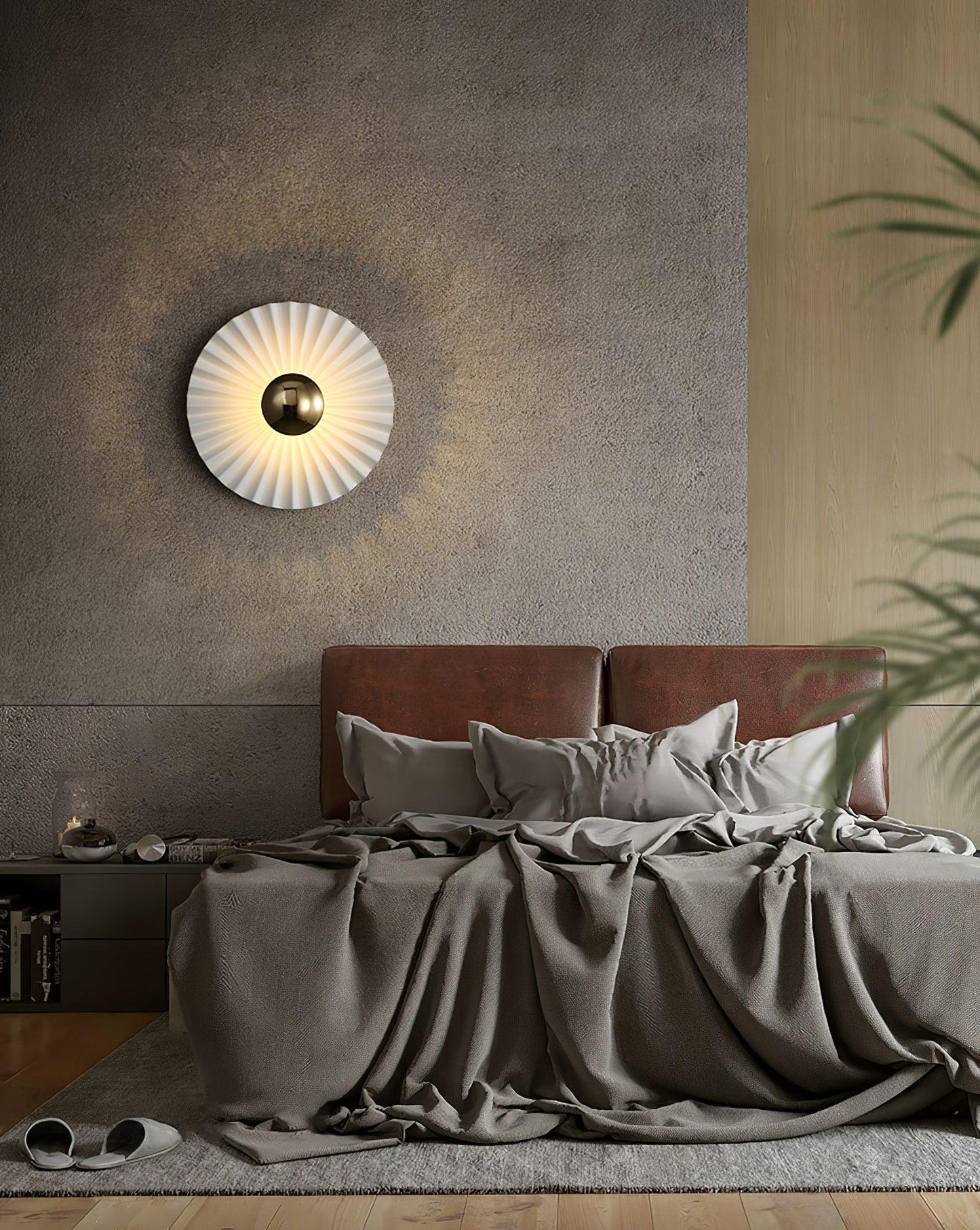Tinsley Flush Wall Lamp - Elegant LED Design, White & Gold