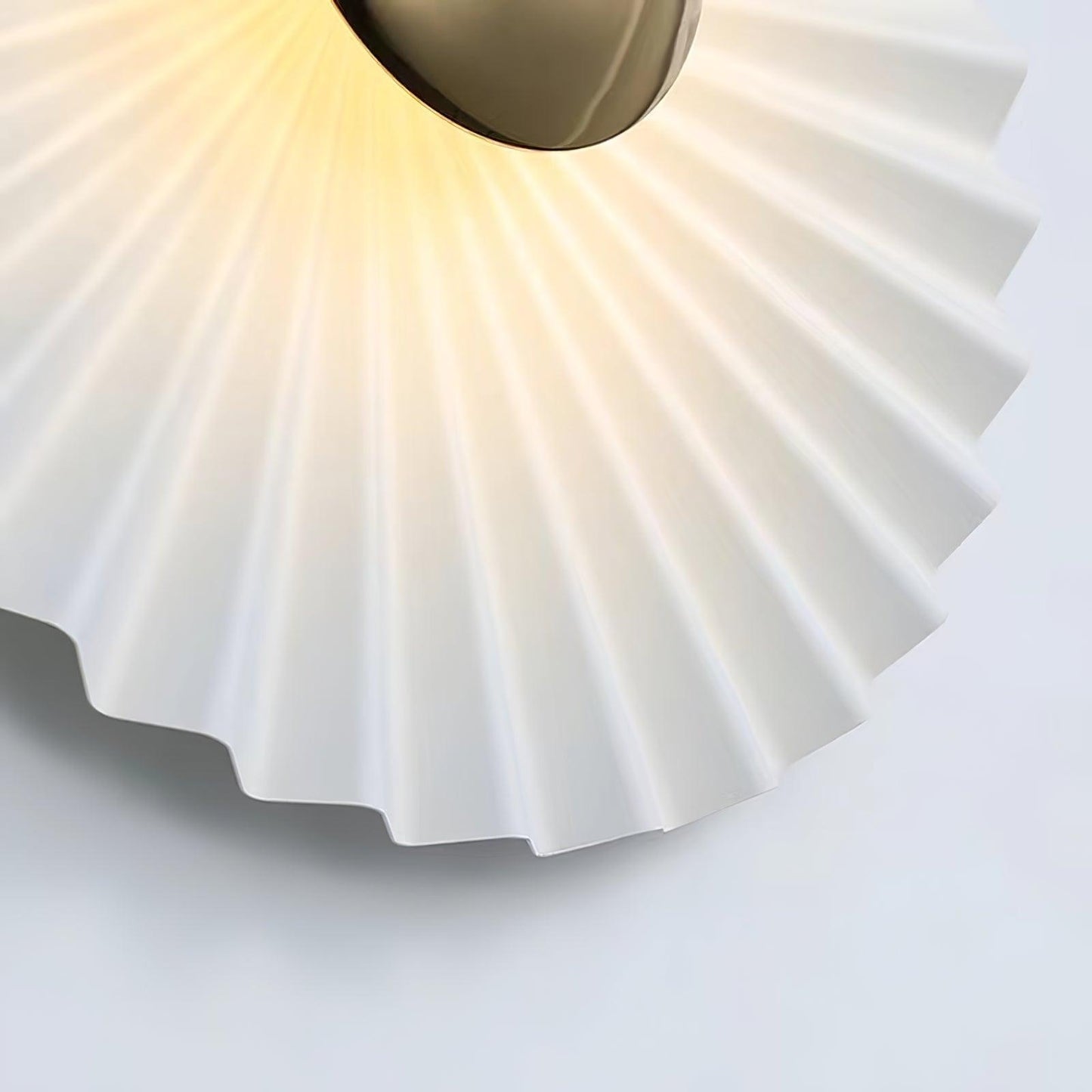 Tinsley Flush Wall Lamp - Elegant LED Design, White & Gold