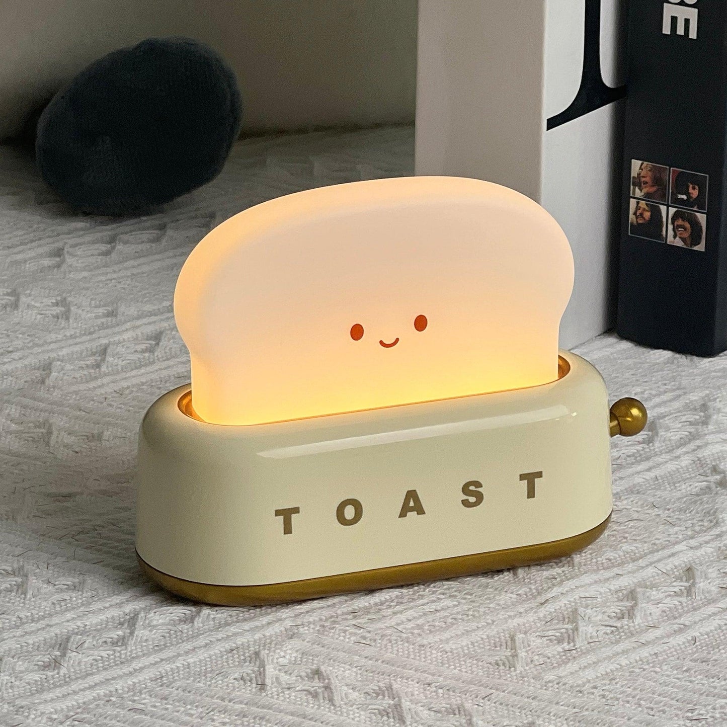 ToastyGlow Table Lamp – Adorable Rechargeable Night Light