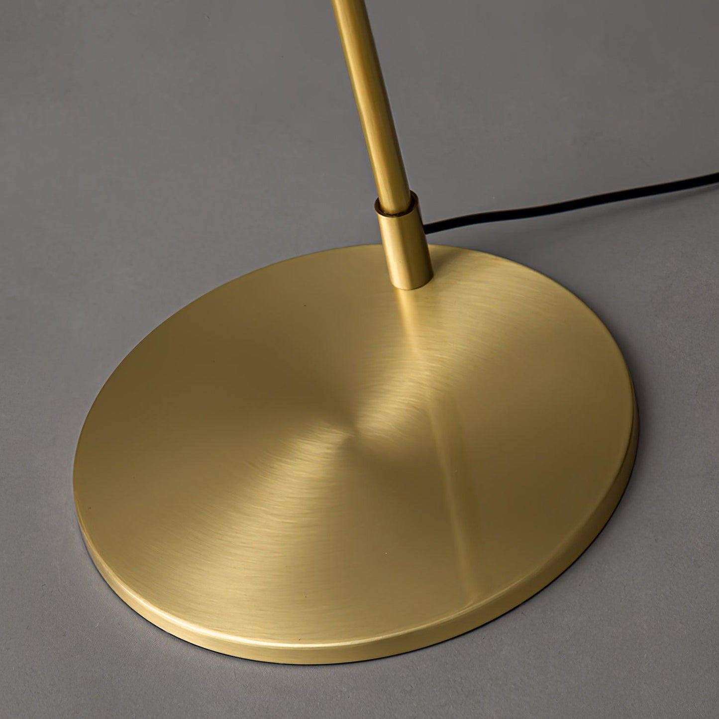 Torris Floor Lamp with Adjustable LED Light and Brass Finish