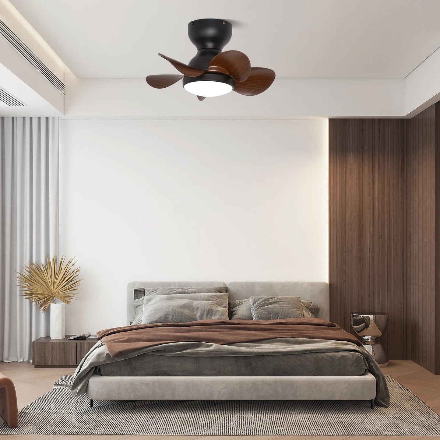 Trailblazer 18" Ceiling Fan Light with LED and Remote Control