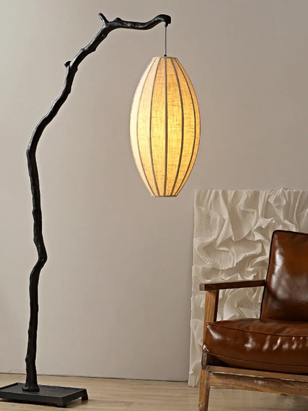 Tree Lantern Sculpture Floor Lamp - LED Indoor Lighting
