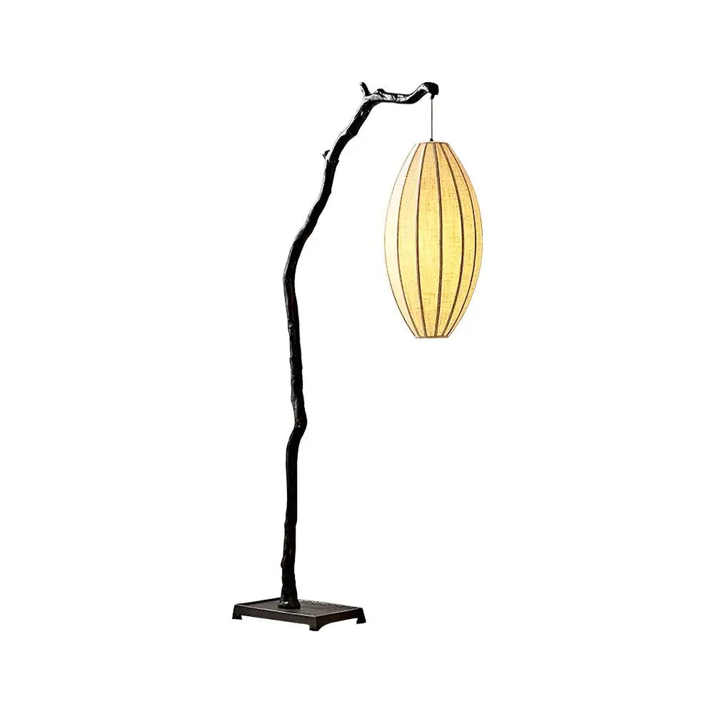 Tree Lantern Sculpture Floor Lamp - LED Indoor Lighting