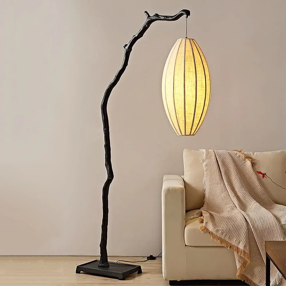 Tree Lantern Sculpture Floor Lamp - LED Indoor Lighting