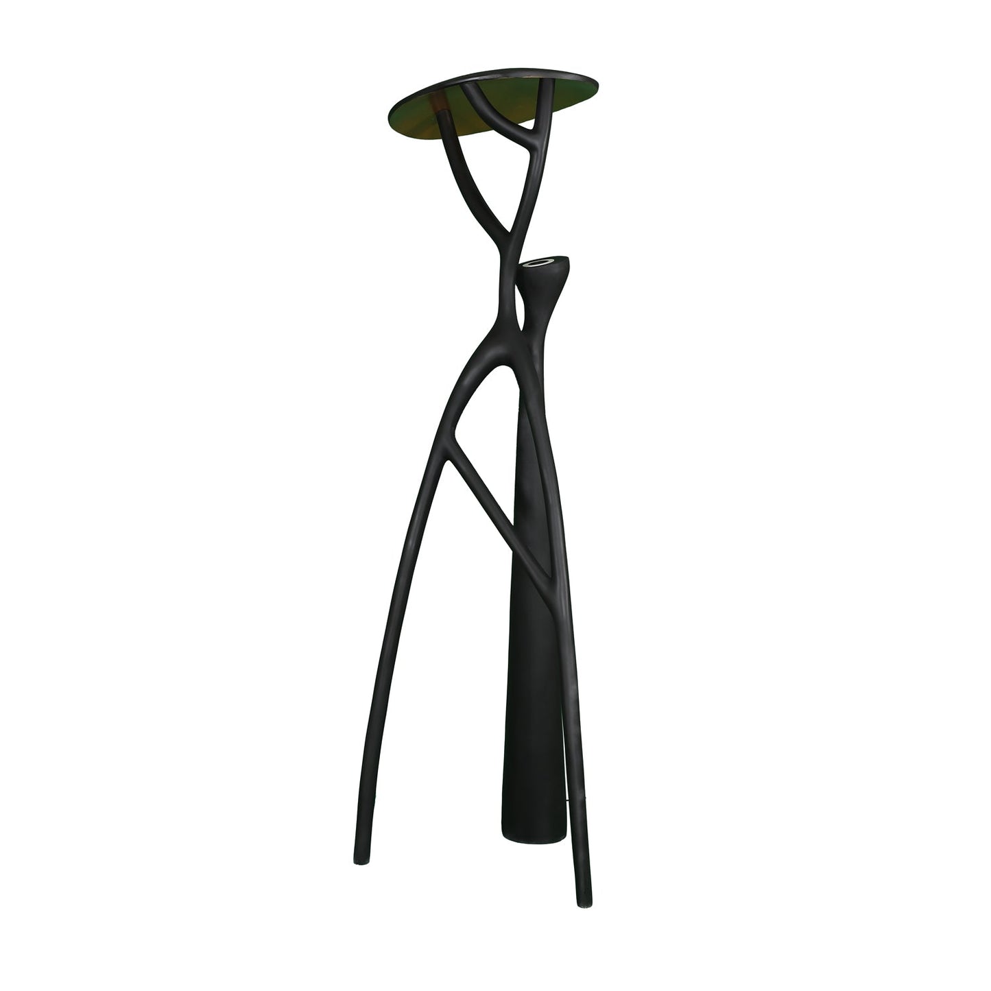 Gothic Tree Sculpture Floor Lamp with Integrated LED Lighting