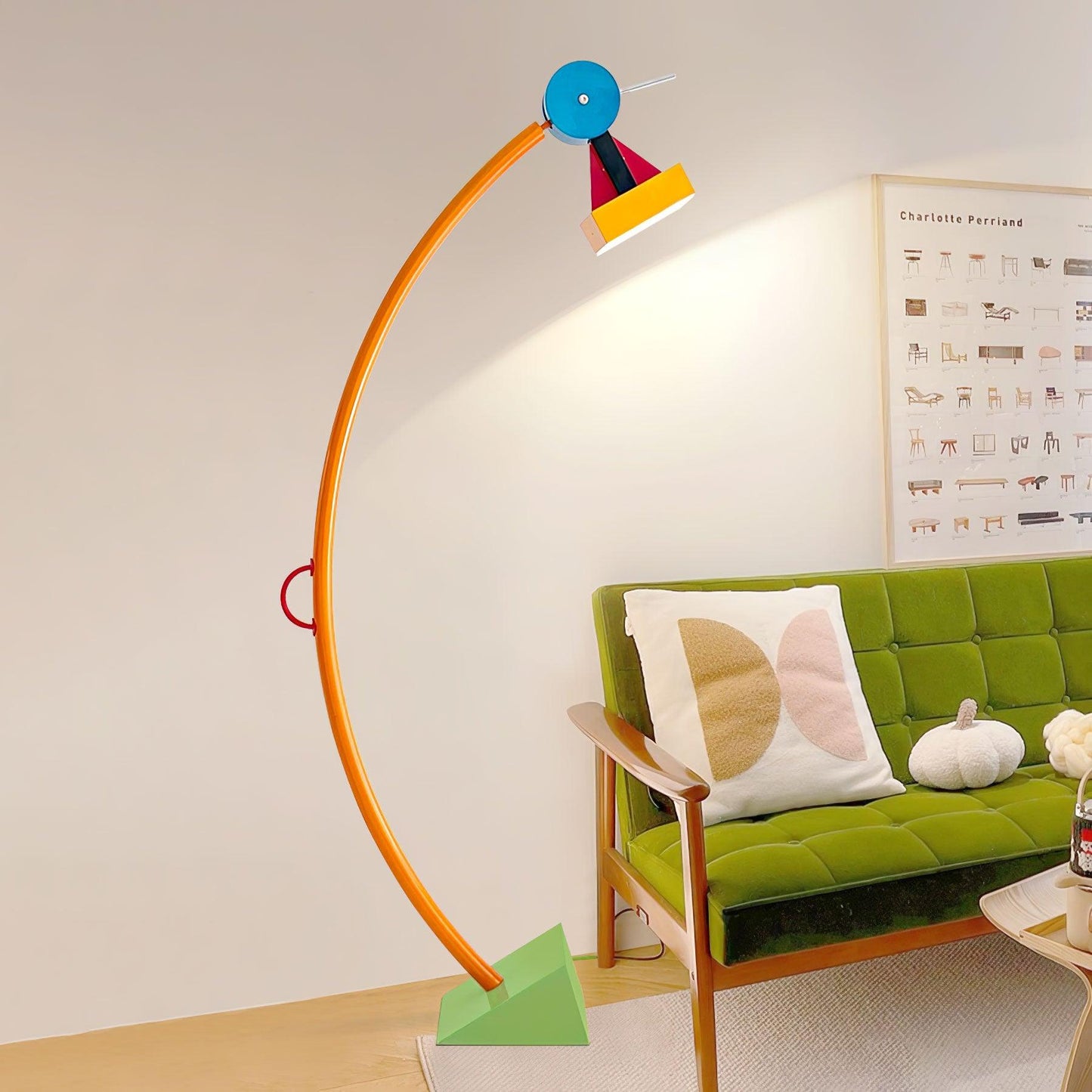 Treetops Floor Lamp with LED Dimmable Feature - Vibrant Design