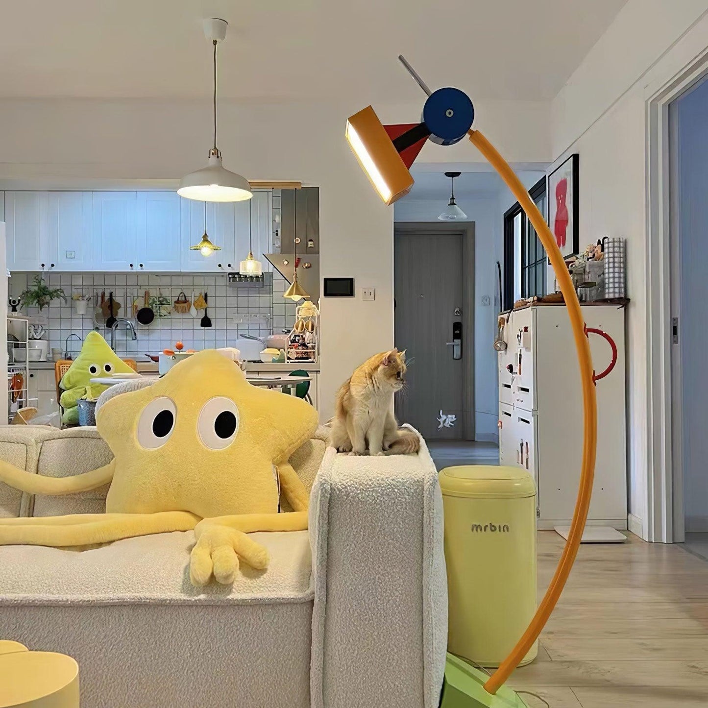Treetops Floor Lamp with LED Dimmable Feature - Vibrant Design