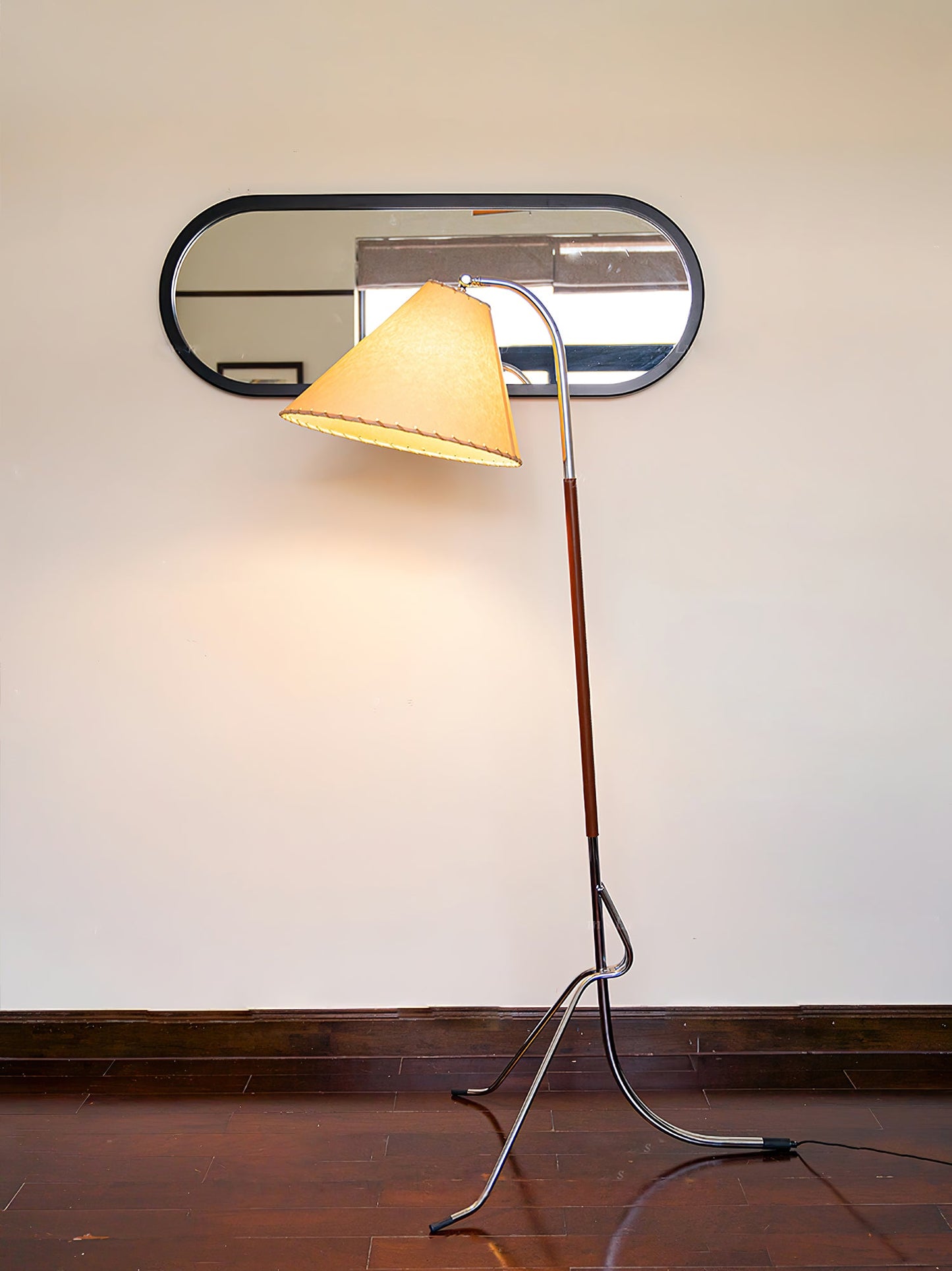 Tripod Arc Floor Lamp - Modern LED Minimalist Design