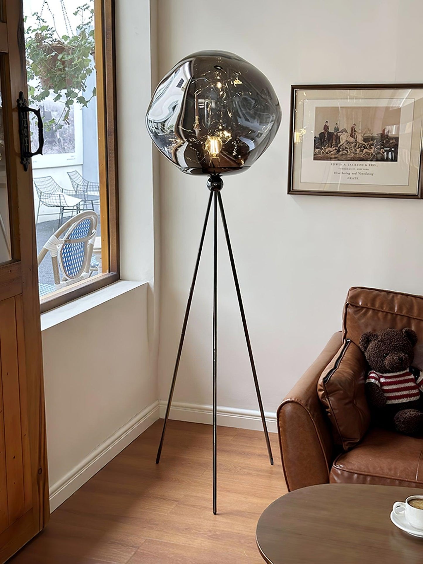 Lava Tripod Rock Floor Lamp - LED Indoor Lighting Decor