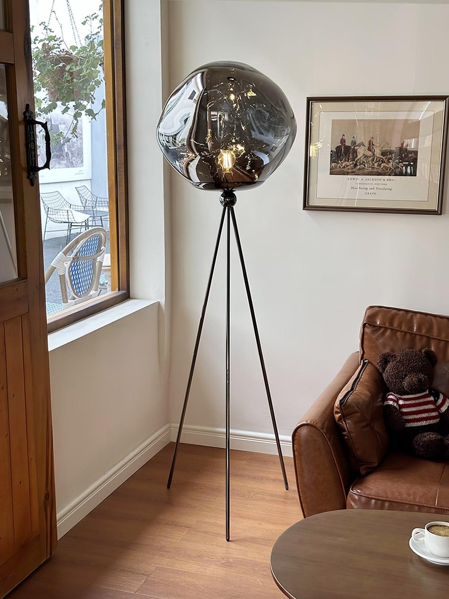 Lava Tripod Rock Floor Lamp - LED Indoor Lighting Decor