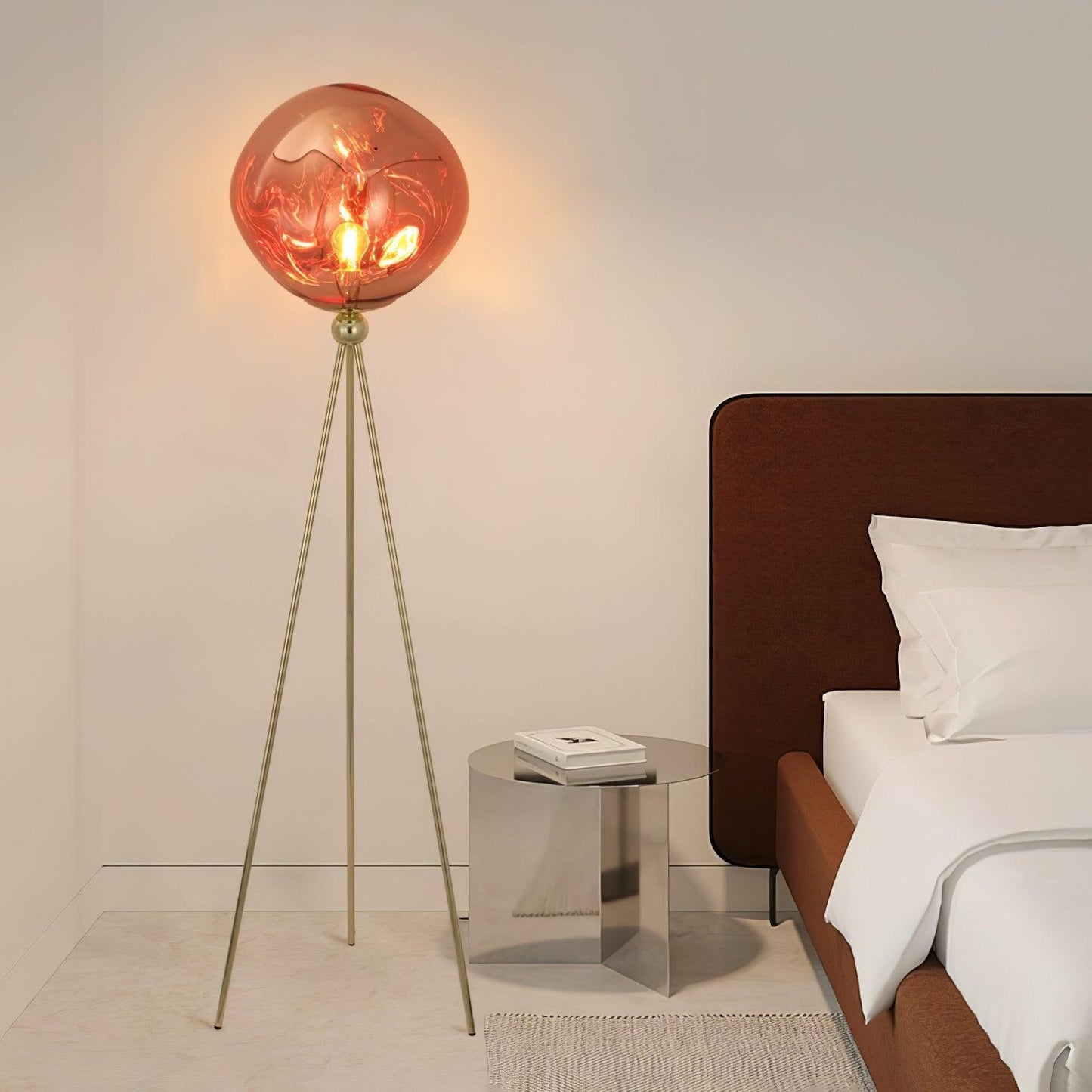 Lava Tripod Rock Floor Lamp - LED Indoor Lighting Decor