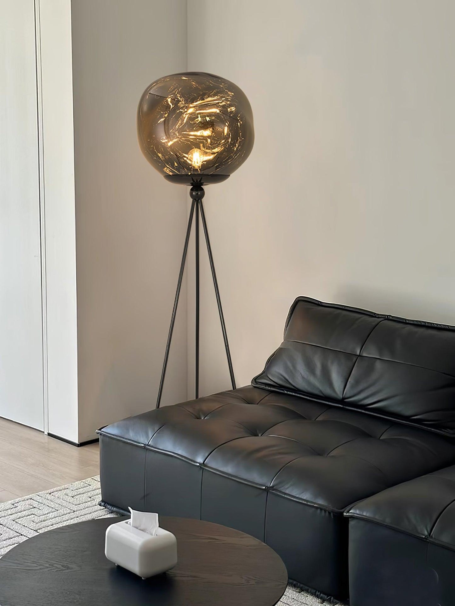 Lava Tripod Rock Floor Lamp - LED Indoor Lighting Decor
