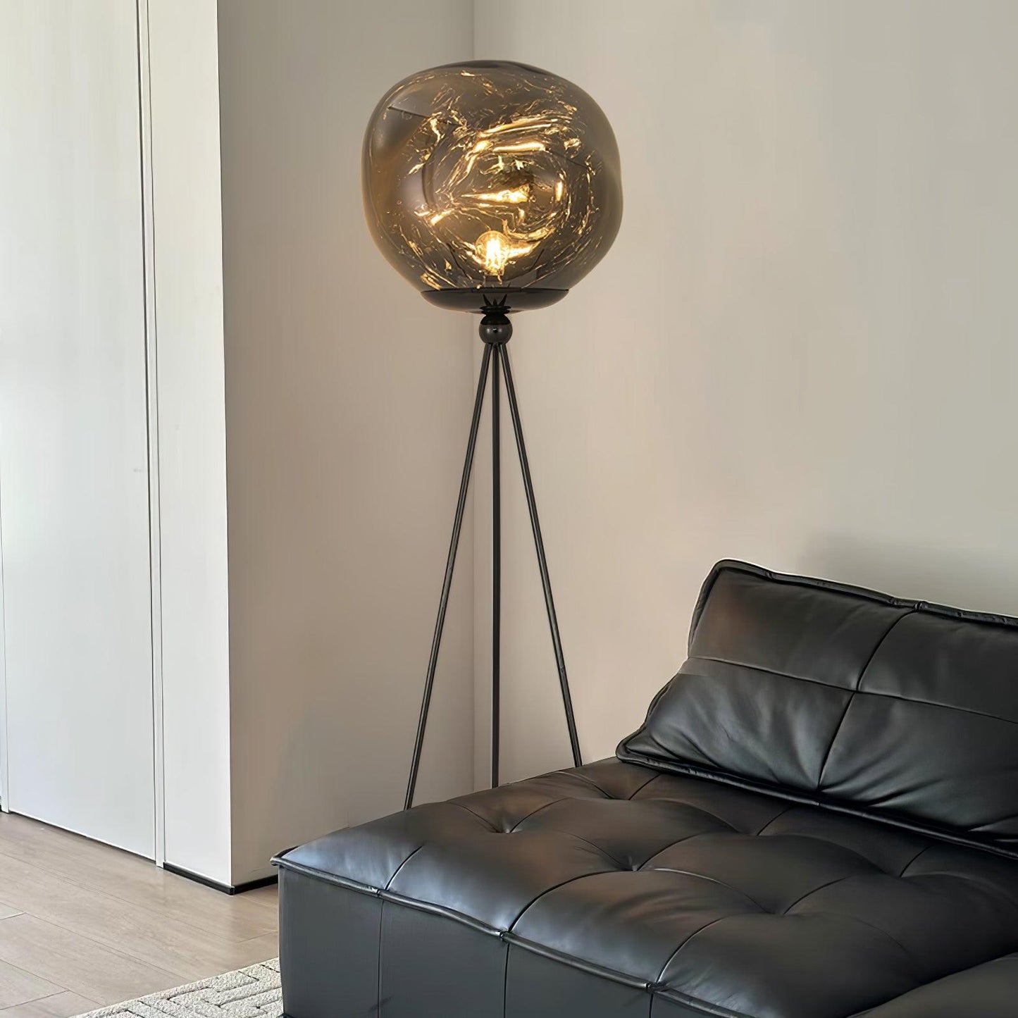 Lava Tripod Rock Floor Lamp - LED Indoor Lighting Decor
