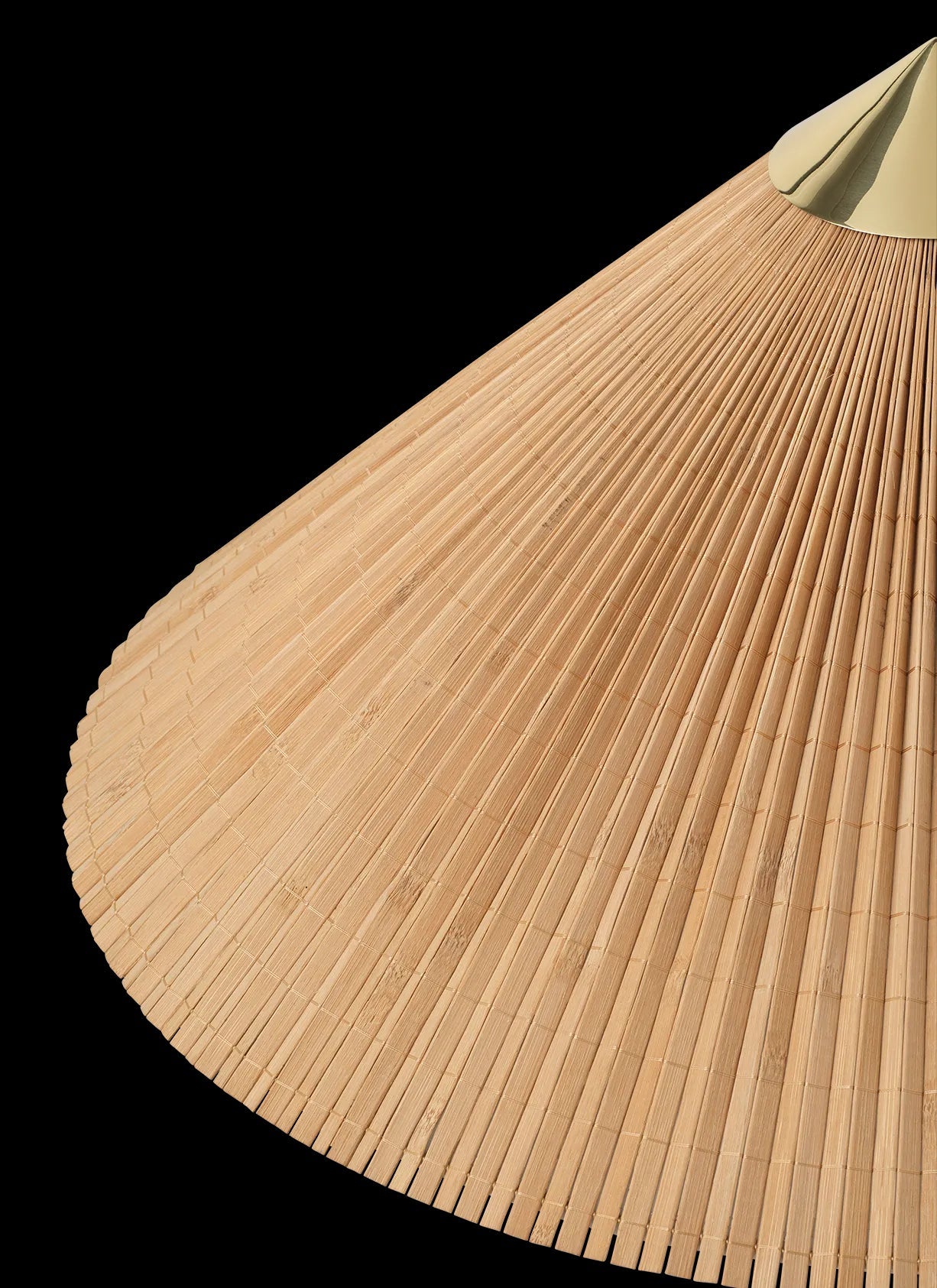 Tynell Floor Lamp with Rattan Shade and LED Bulb
