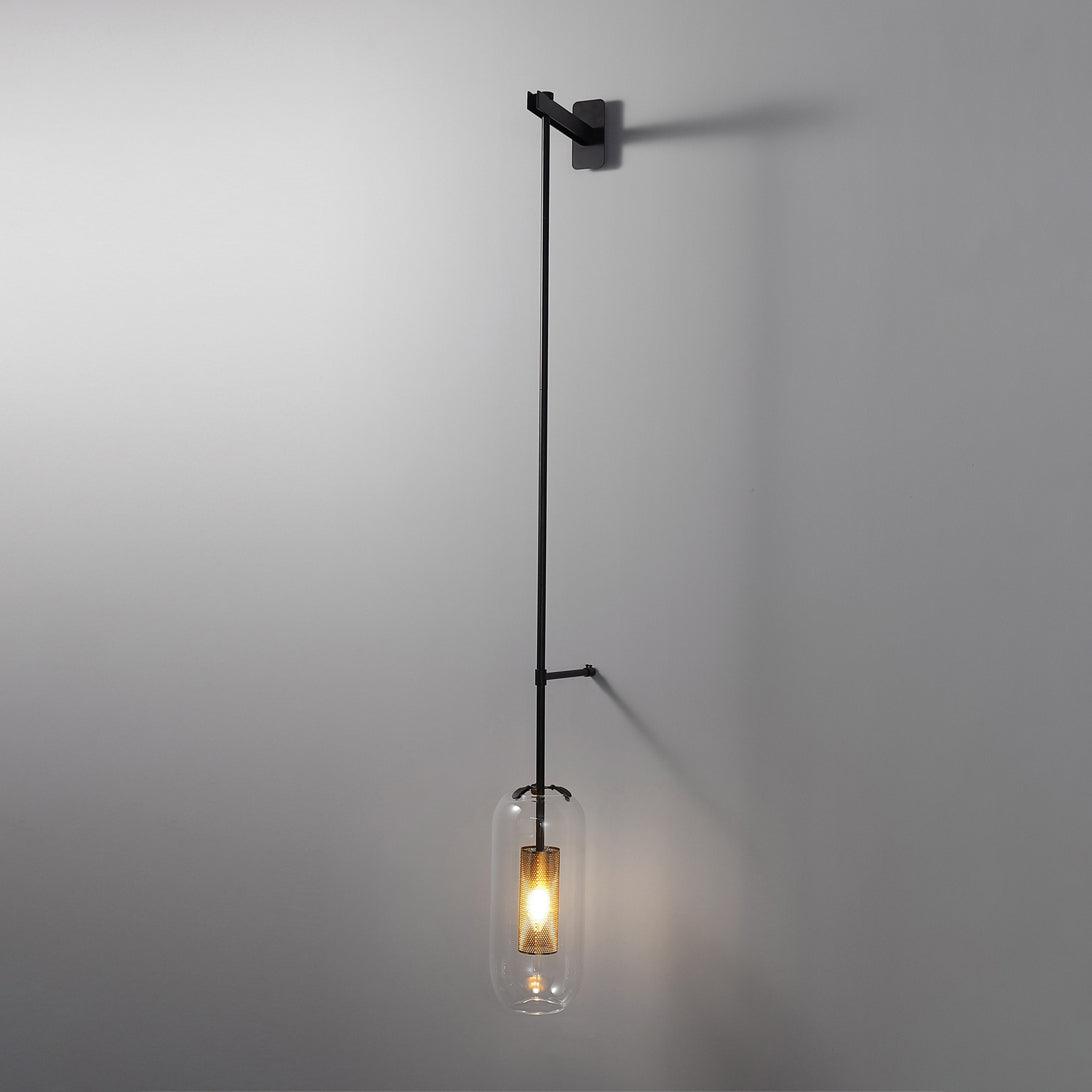Vadim Wall Lamp, LED Indoor Light, Black & Gold Finish