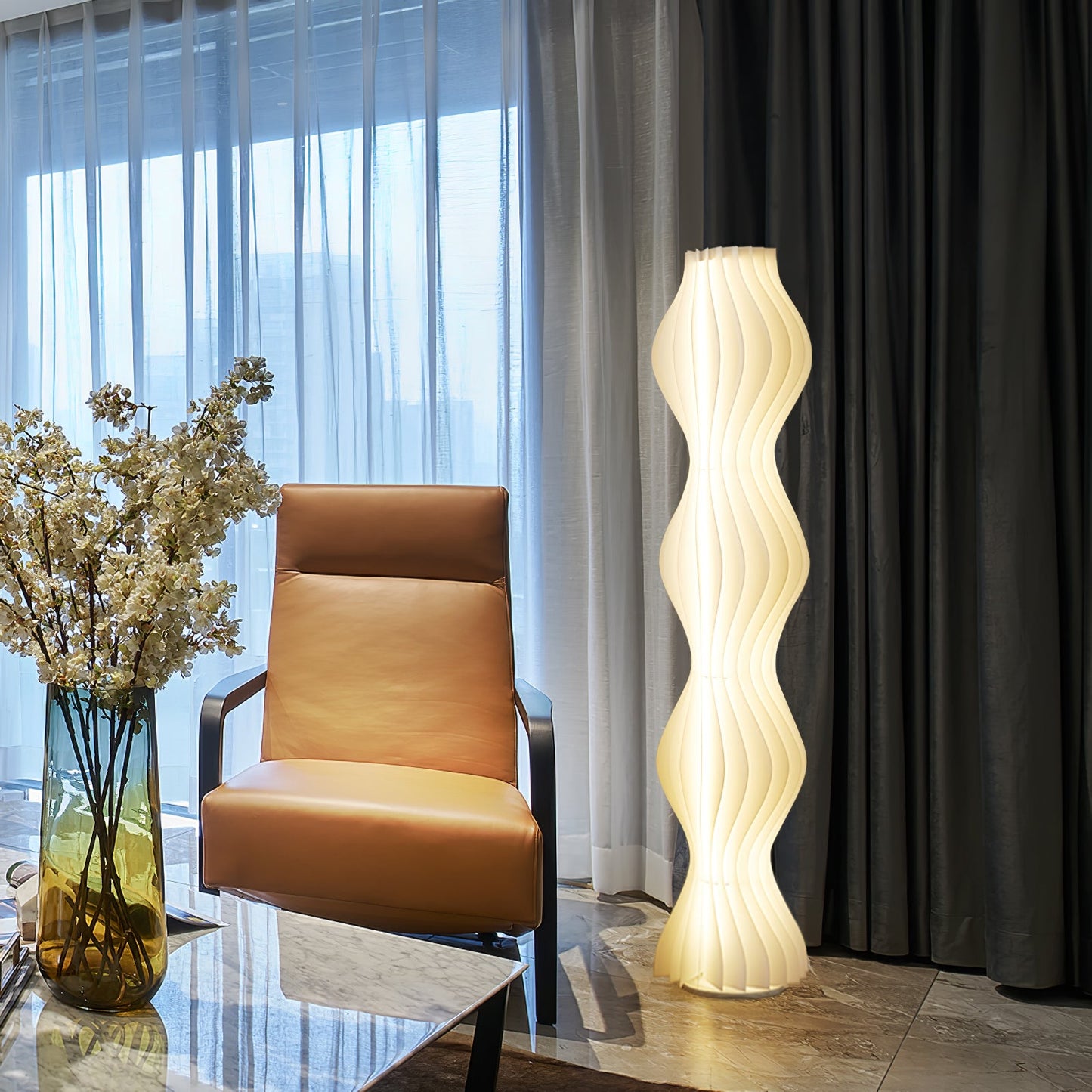 Vapor Floor Lamp - Modern LED Indoor Lighting Fixture