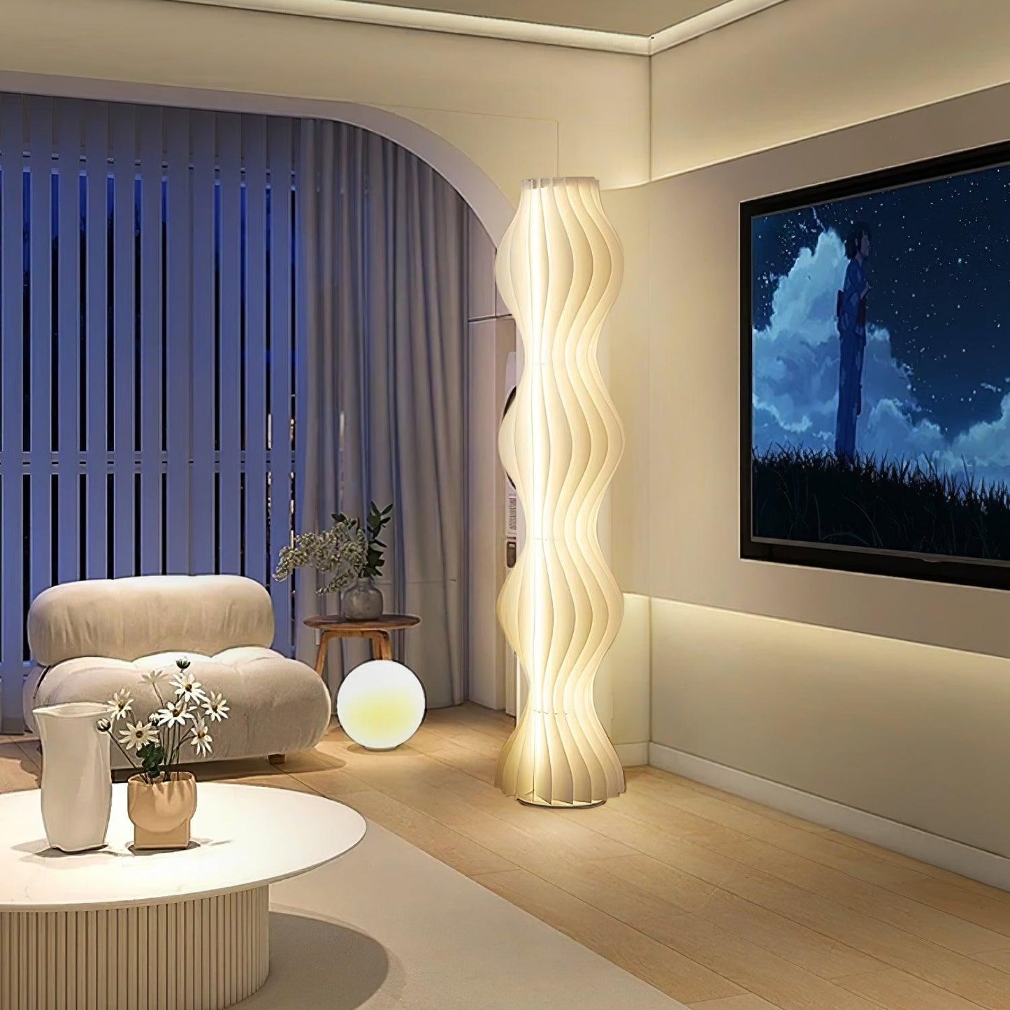 Vapor Floor Lamp - Modern LED Indoor Lighting Fixture