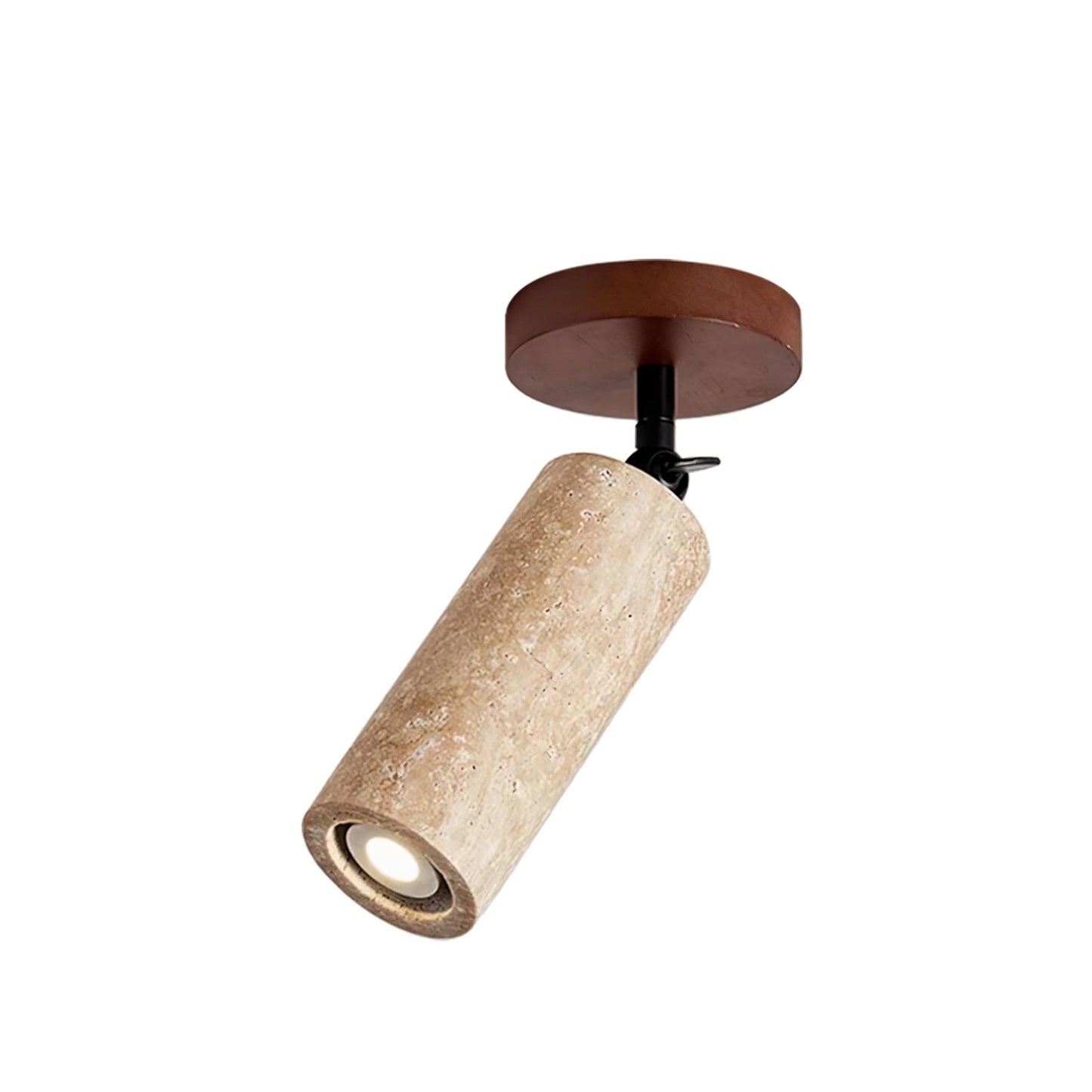Versa Stone Adjustable Wall Light - LED Travertine Design