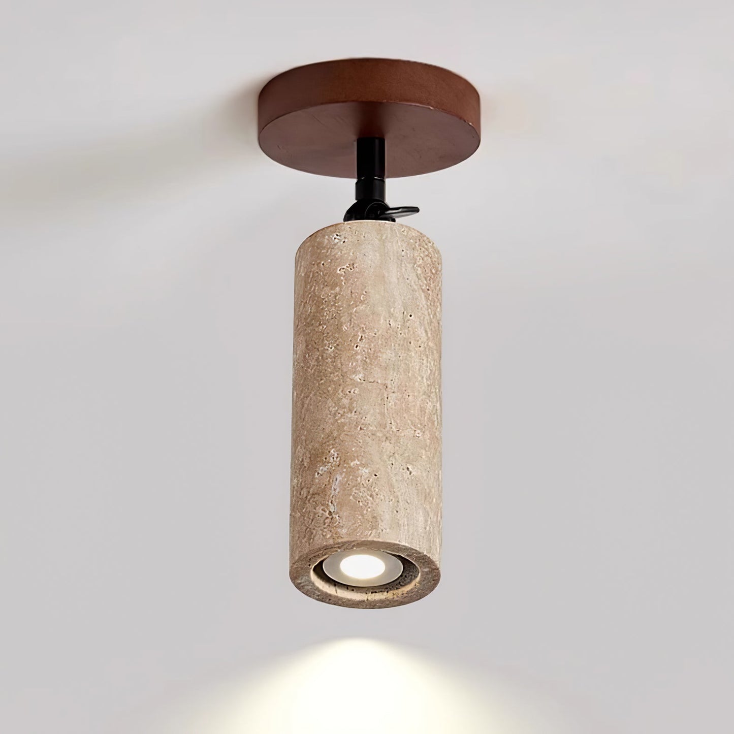Versa Stone Adjustable Wall Light - LED Travertine Design