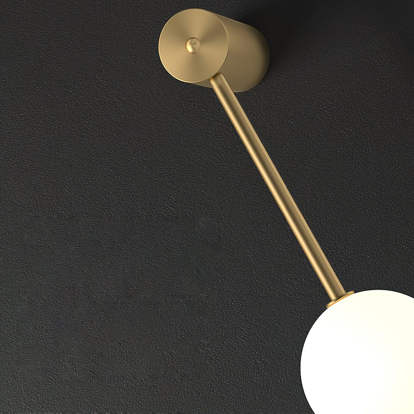 Vertical Balls Wall Lamp - LED Brass Sconce for Indoor Use