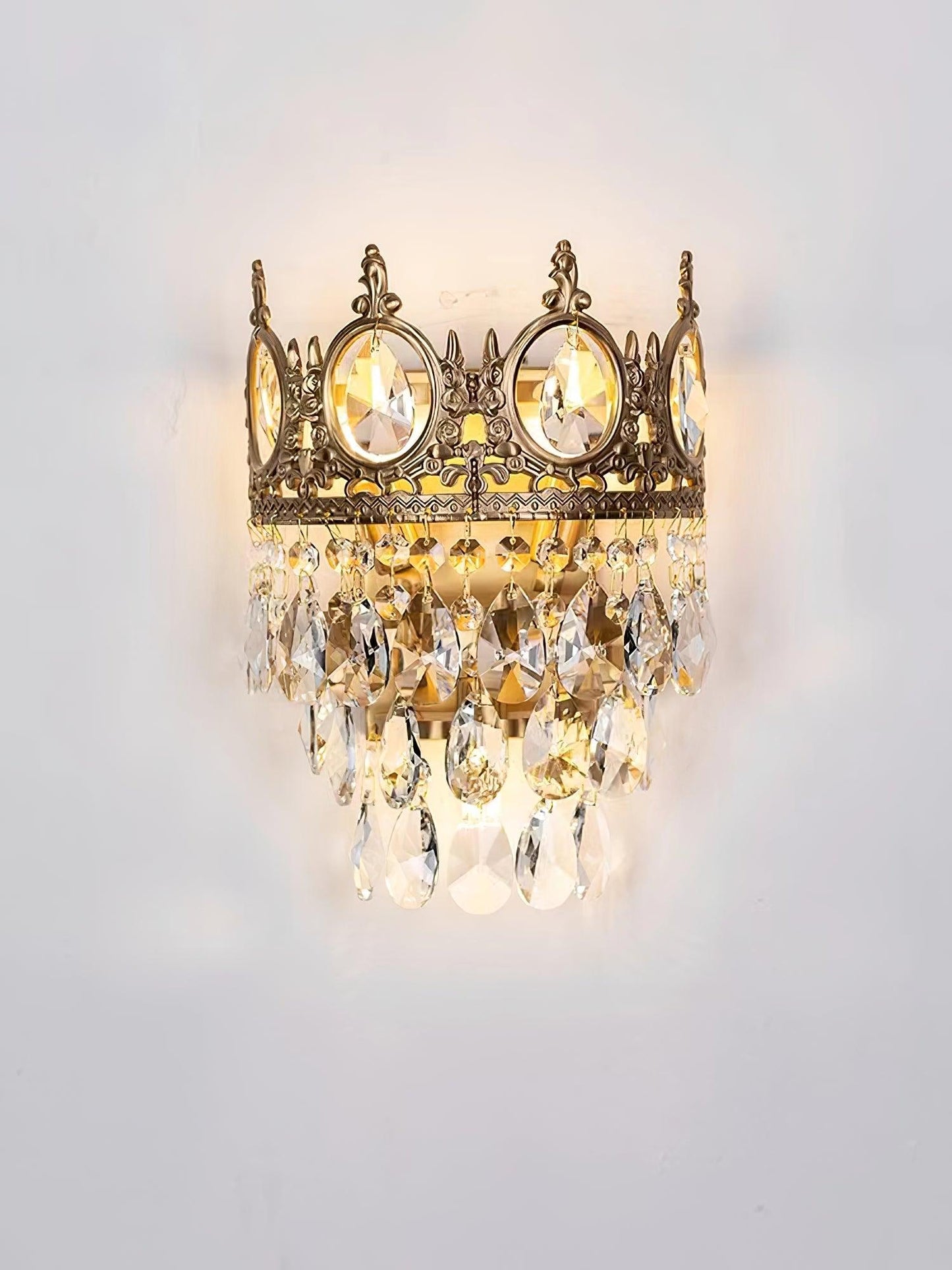 Vintage Crystal Wall Lamp Sconce LED Indoor Lighting