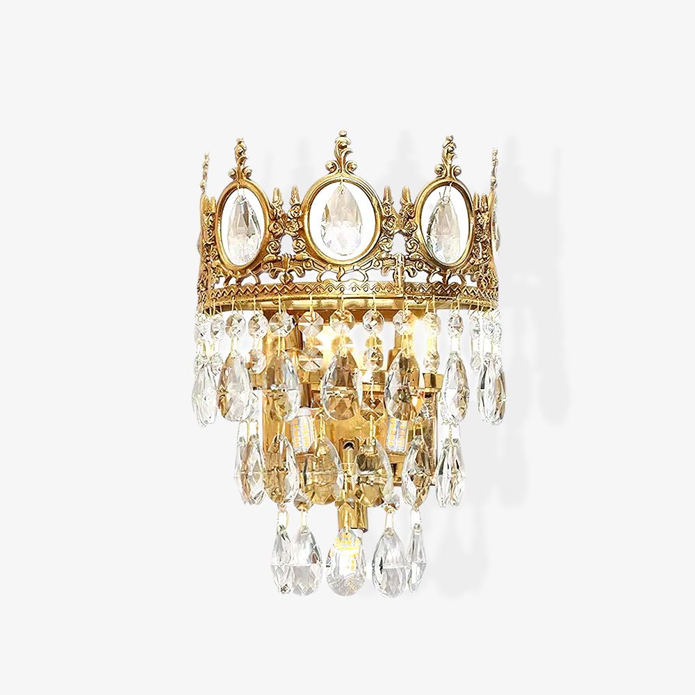 Vintage Crystal Wall Lamp Sconce LED Indoor Lighting