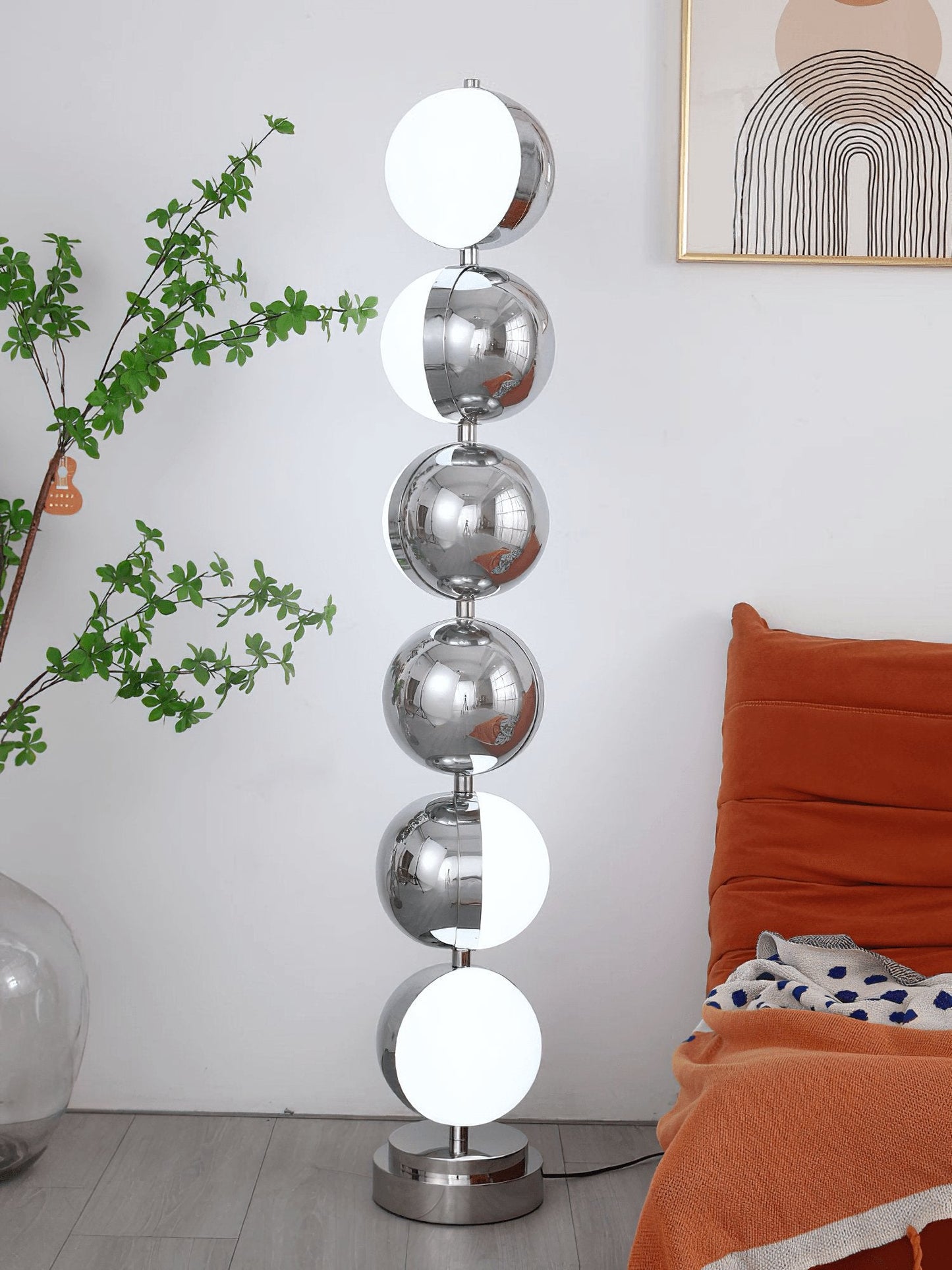 Vloer Floor Lamp LED Chrome Modern Indoor Lighting