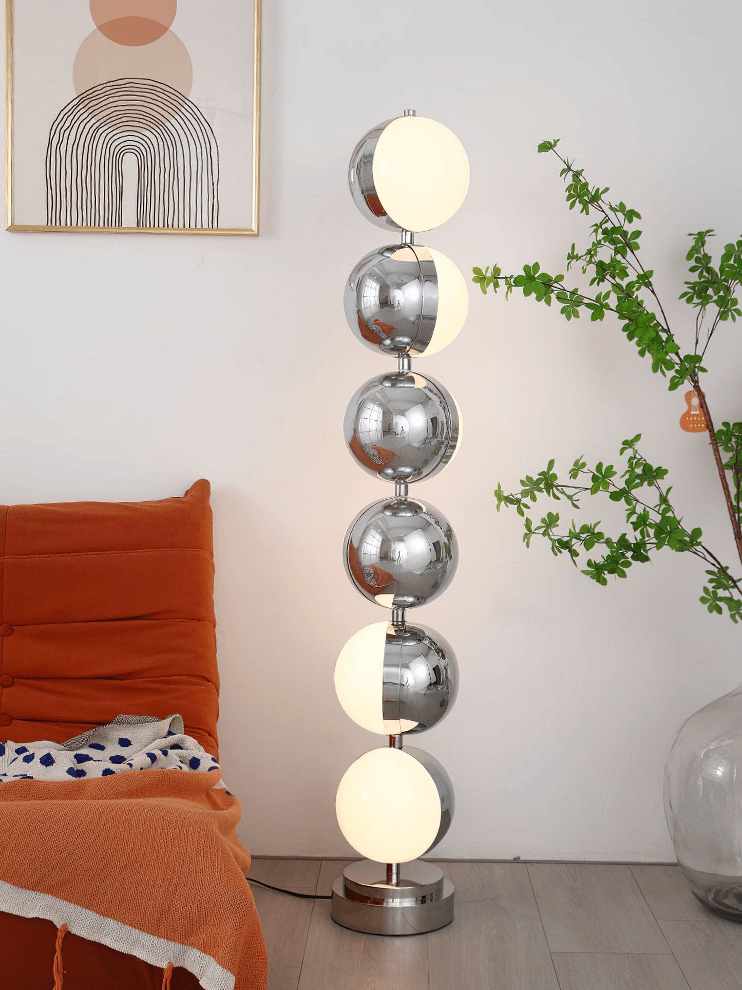 Vloer Floor Lamp LED Chrome Modern Indoor Lighting