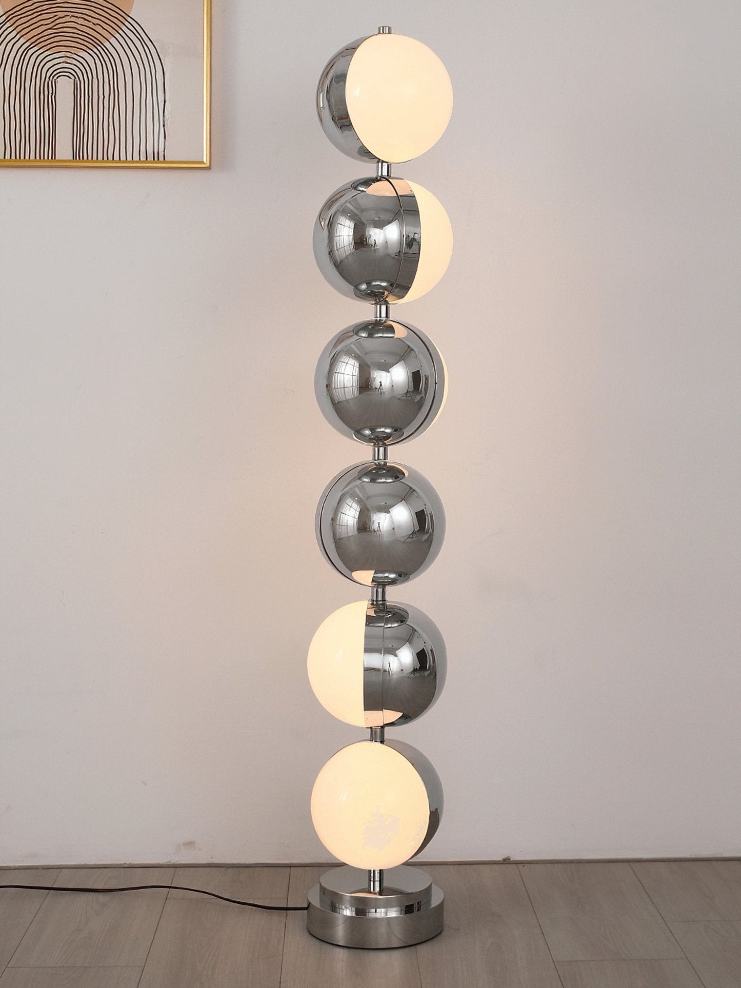 Vloer Floor Lamp LED Chrome Modern Indoor Lighting