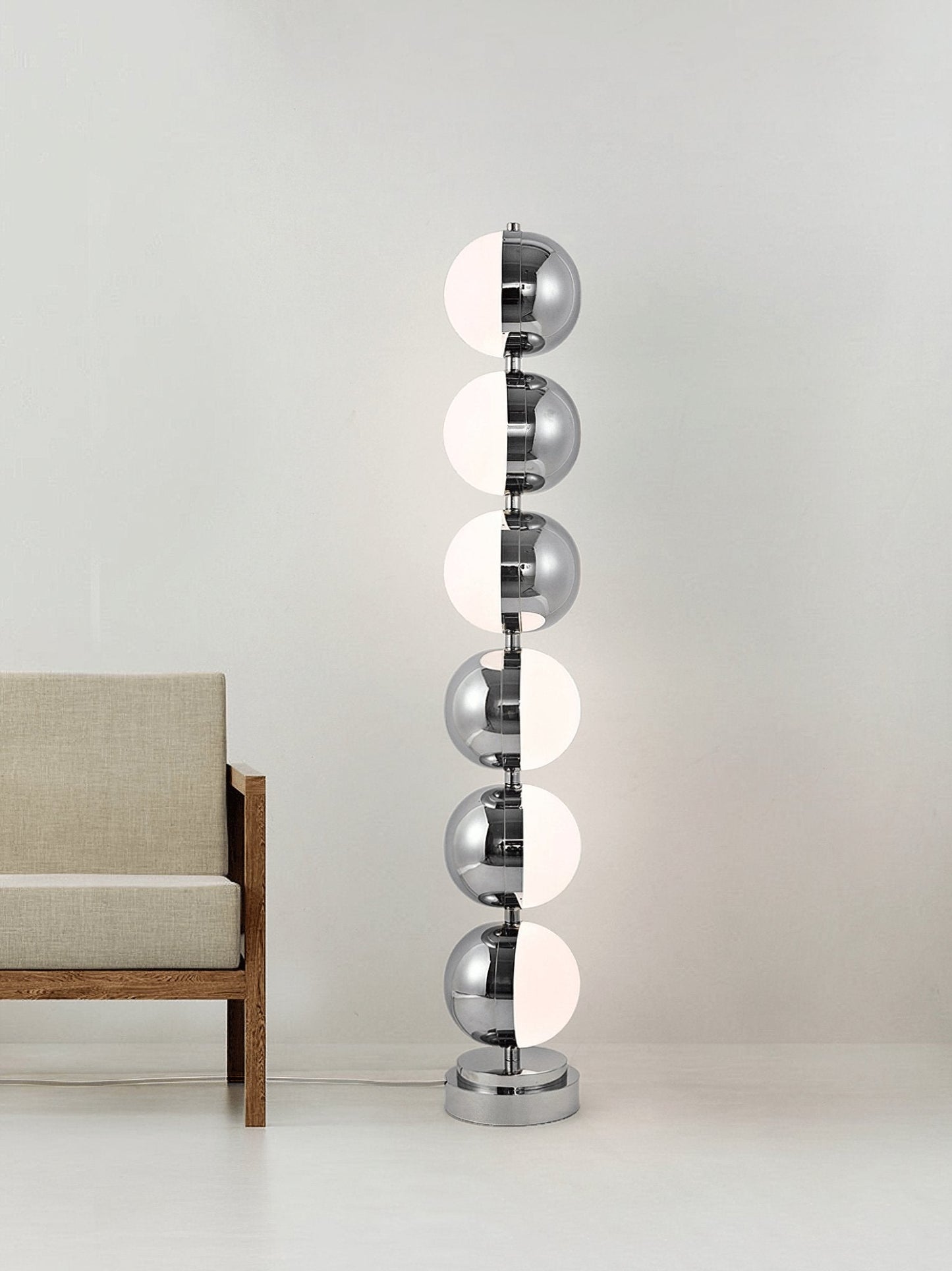 Vloer Floor Lamp LED Chrome Modern Indoor Lighting