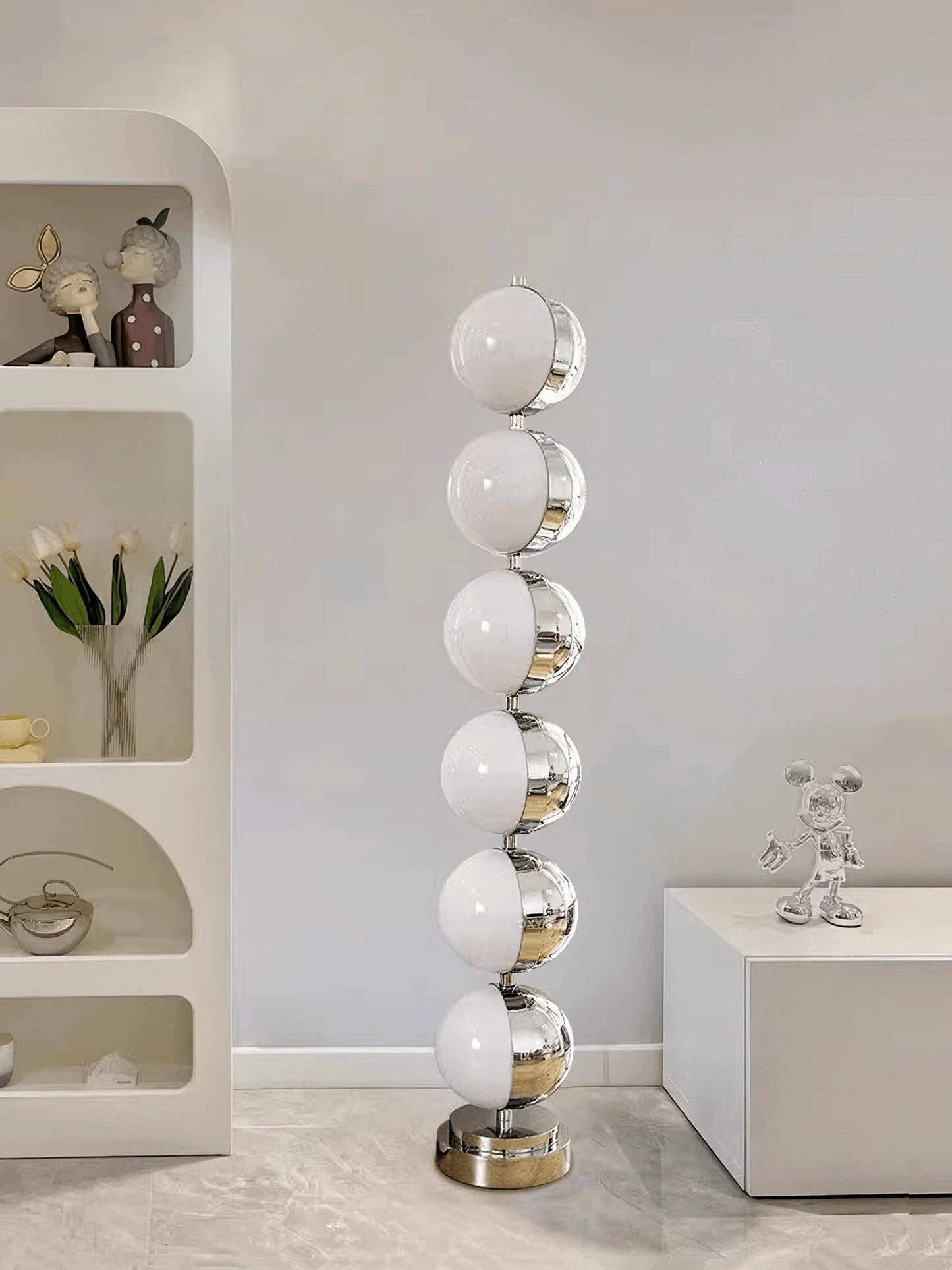 Vloer Floor Lamp LED Chrome Modern Indoor Lighting