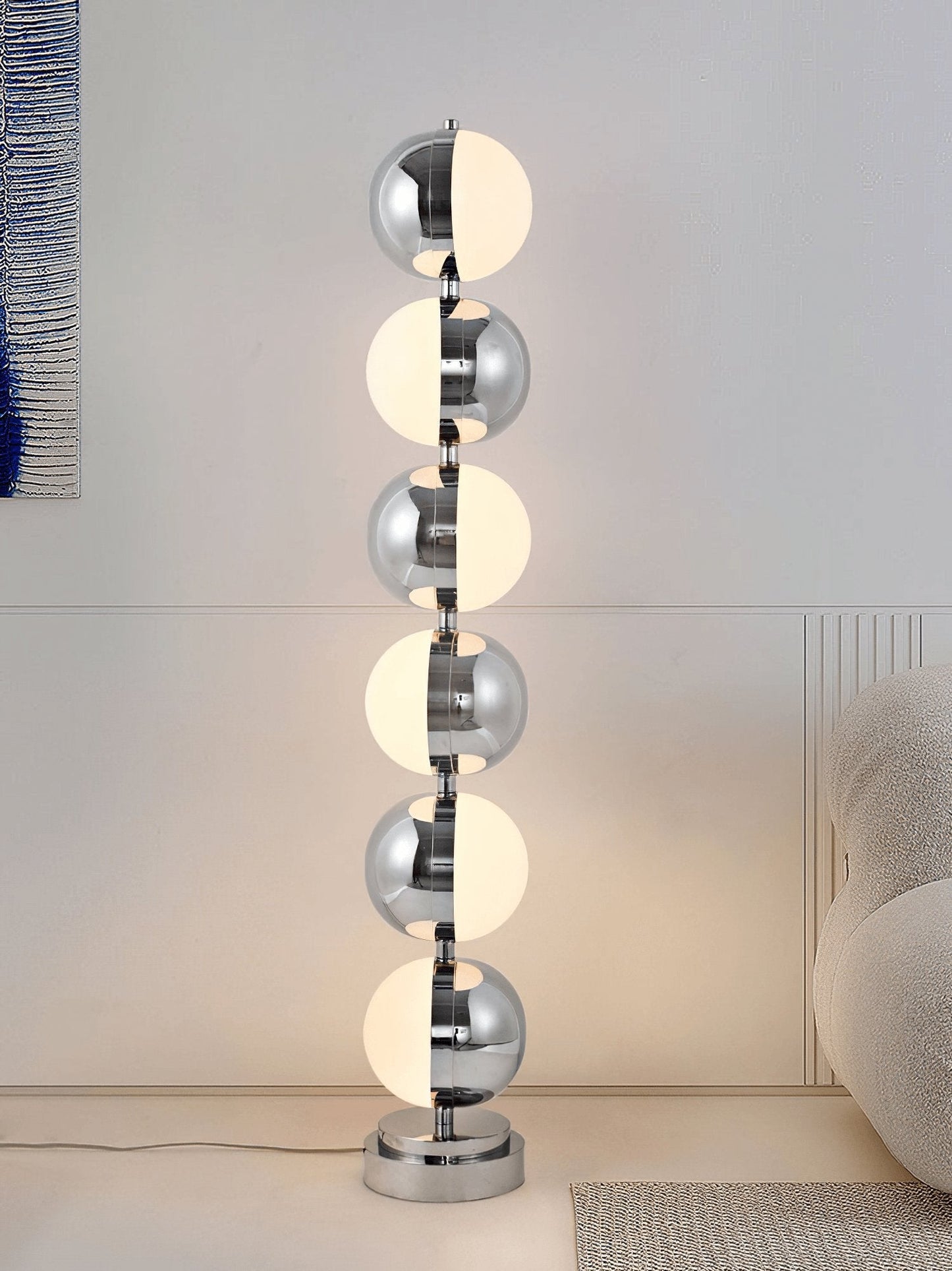 Vloer Floor Lamp LED Chrome Modern Indoor Lighting
