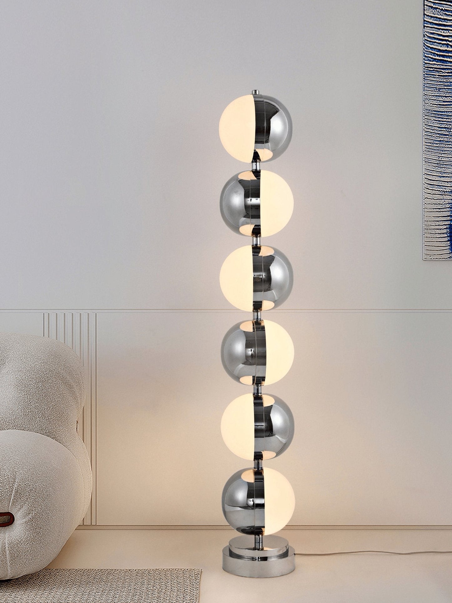 Vloer Floor Lamp LED Chrome Modern Indoor Lighting
