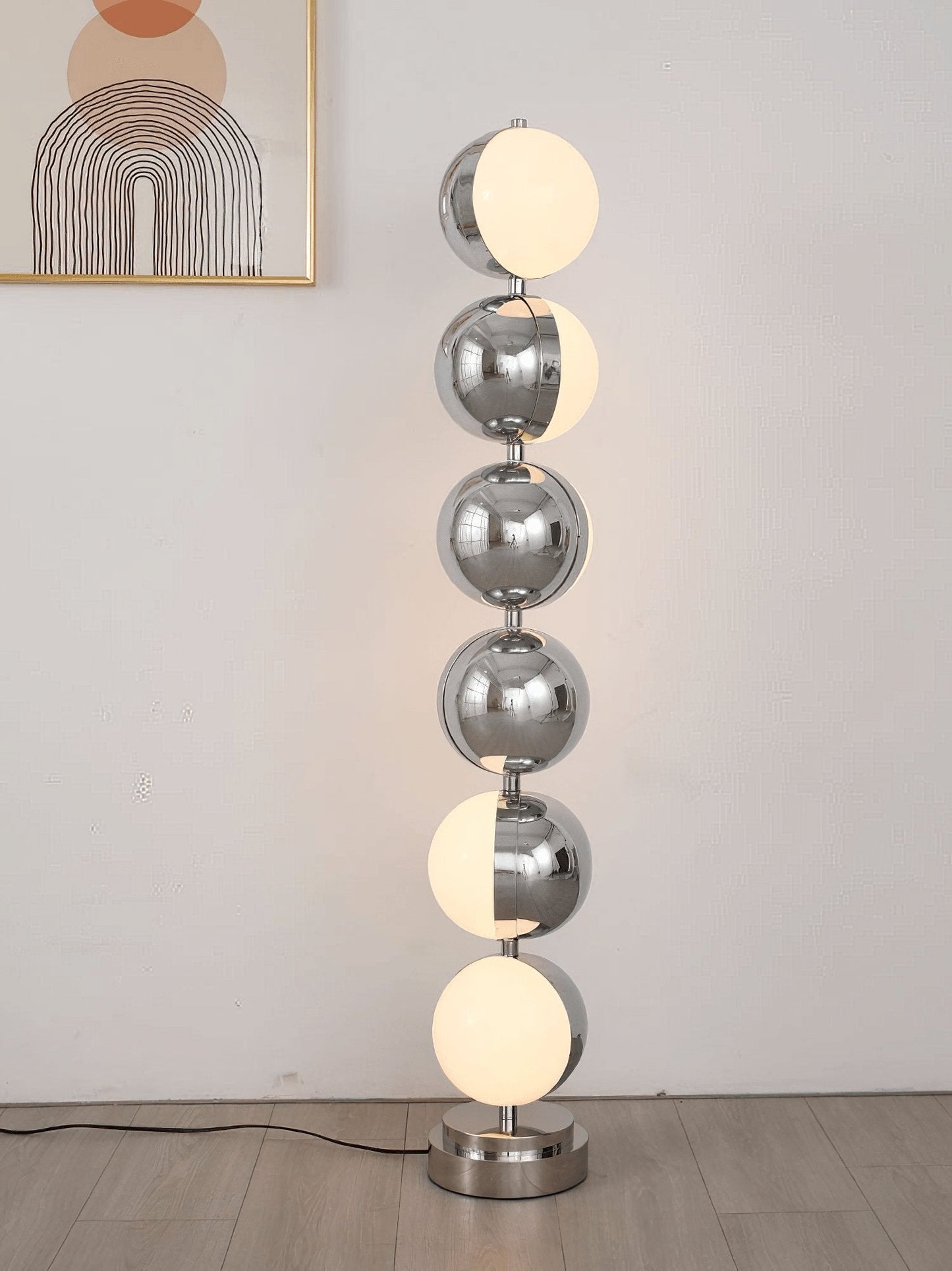 Vloer Floor Lamp LED Chrome Modern Indoor Lighting