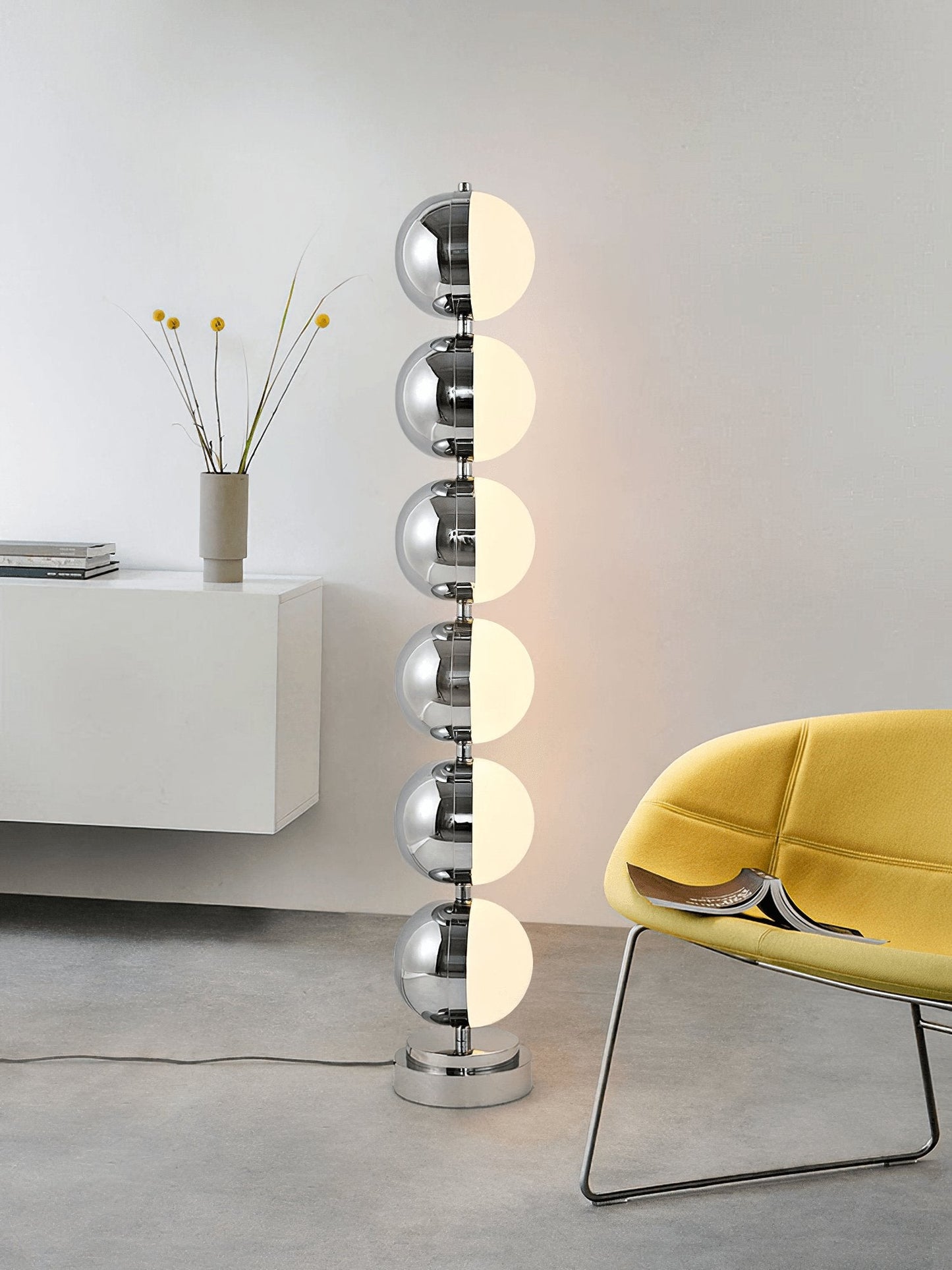 Vloer Floor Lamp LED Chrome Modern Indoor Lighting