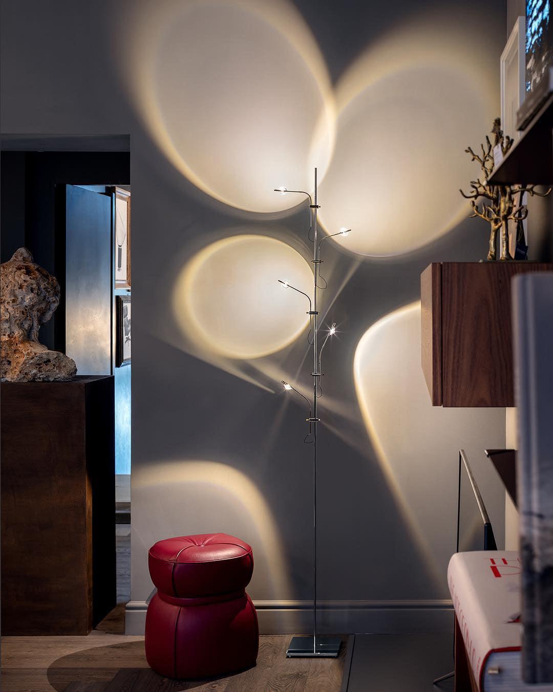 Wa Wa Floor Lamp with Integrated LED - Indoor Lighting Fixture