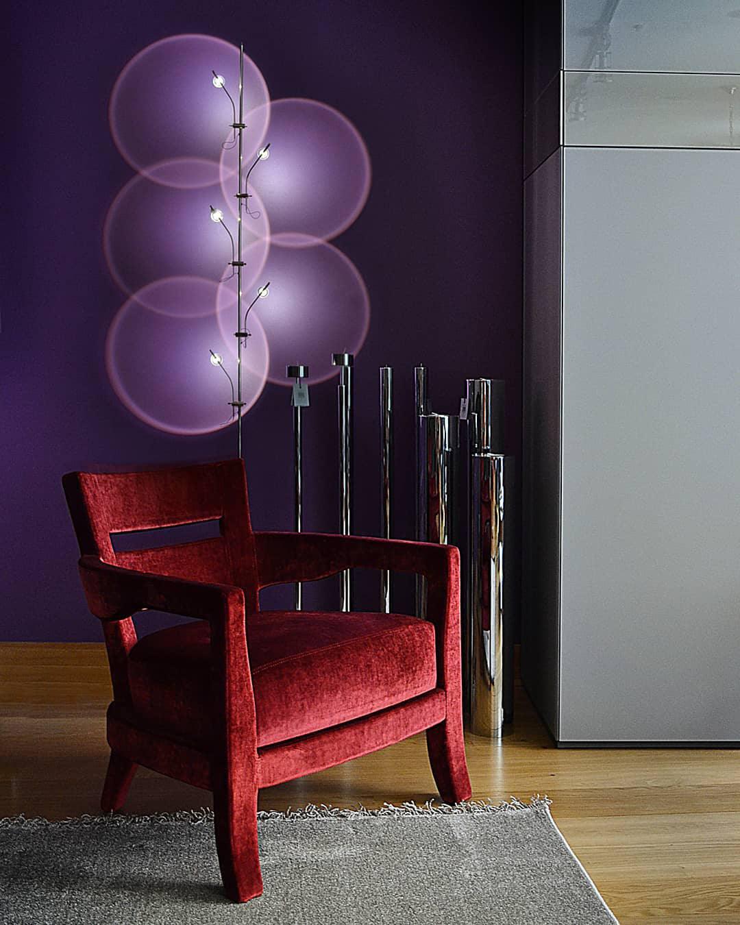 Wa Wa Floor Lamp with Integrated LED - Indoor Lighting Fixture
