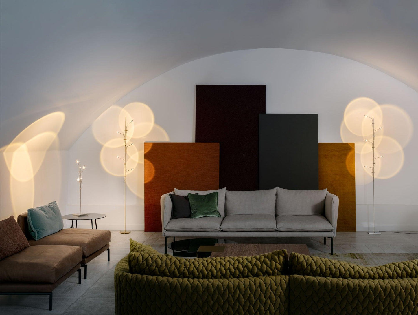 Wa Wa Floor Lamp with Integrated LED - Indoor Lighting Fixture