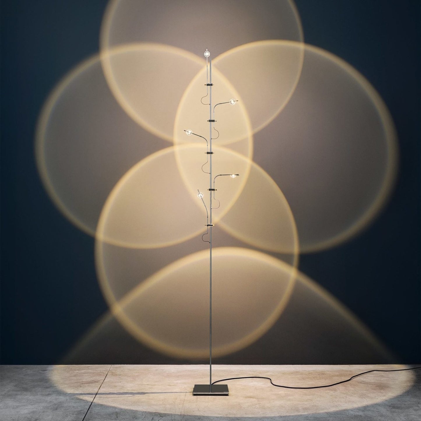 Wa Wa Floor Lamp with Integrated LED - Indoor Lighting Fixture