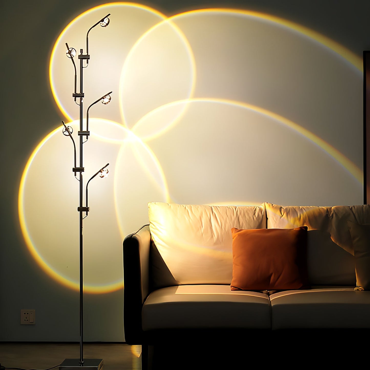 Wa Wa Floor Lamp with Integrated LED - Indoor Lighting Fixture