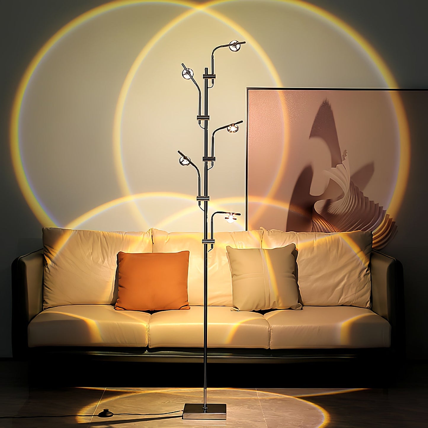 Wa Wa Floor Lamp with Integrated LED - Indoor Lighting Fixture