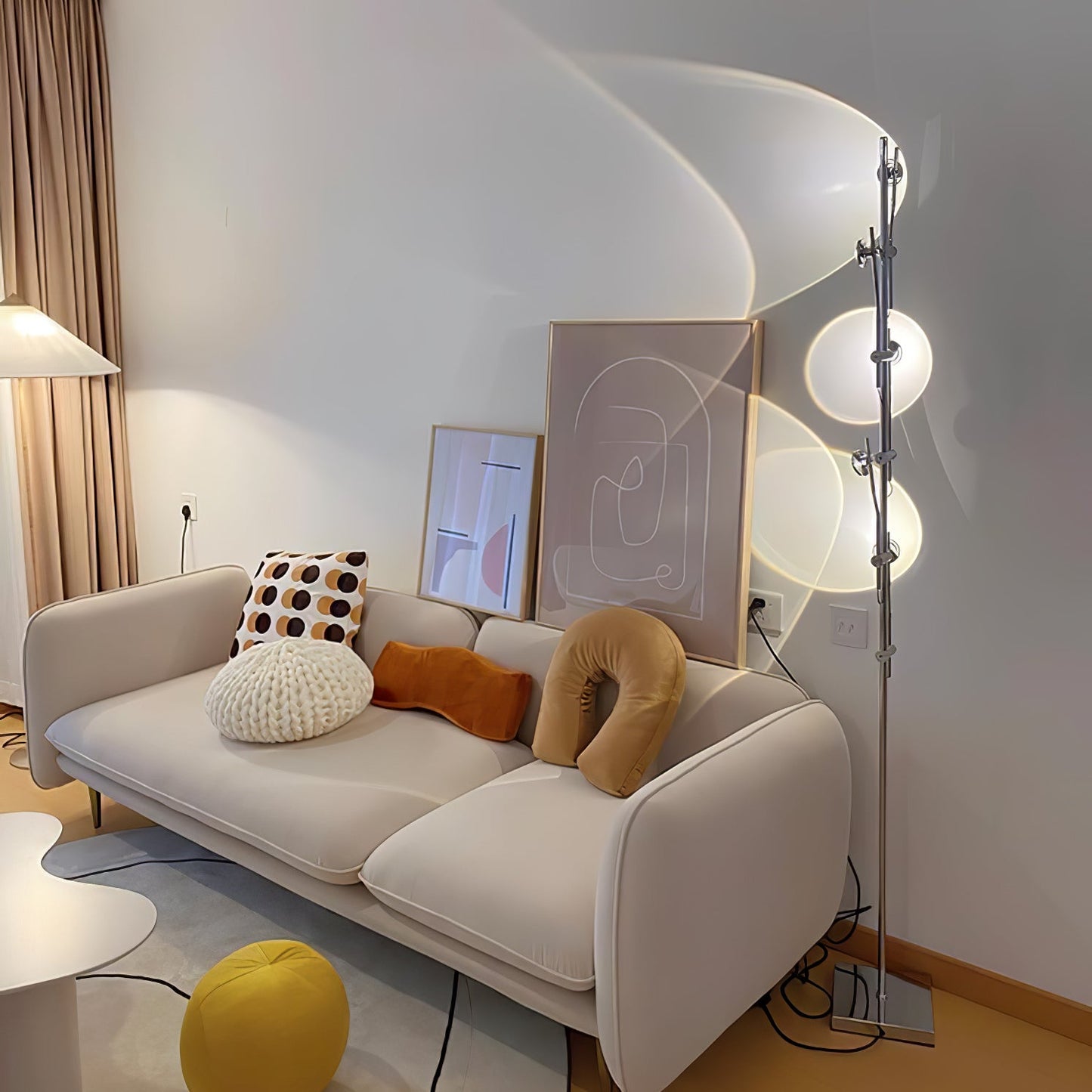 Wa Wa Floor Lamp with Integrated LED - Indoor Lighting Fixture