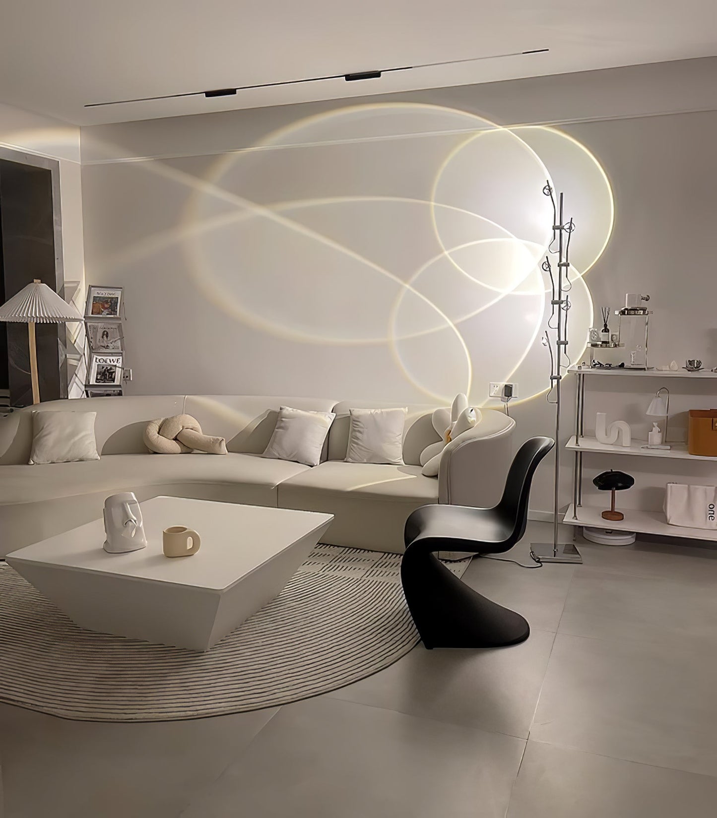 Wa Wa Floor Lamp with Integrated LED - Indoor Lighting Fixture